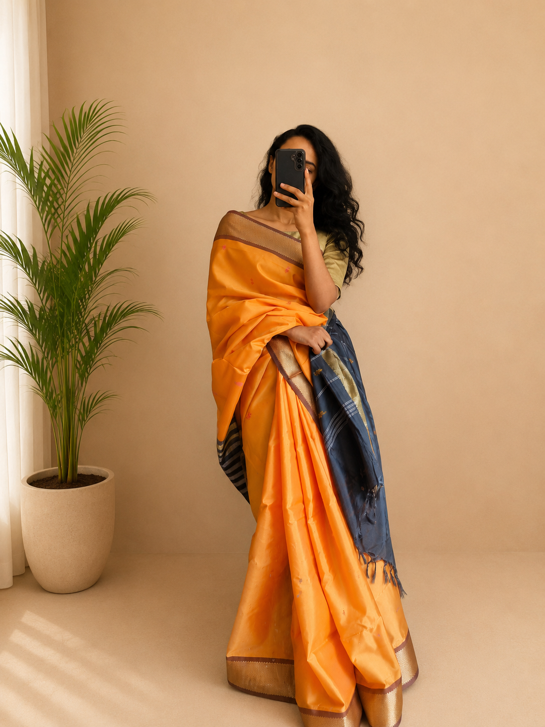 Bavya — Banana silk saree saree