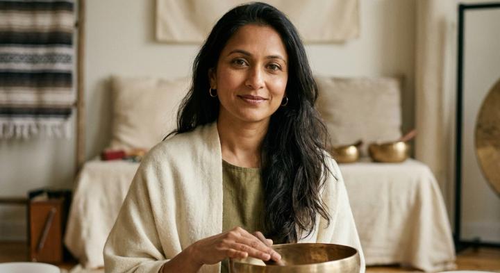 Portrait of Priya Nair, sound guide