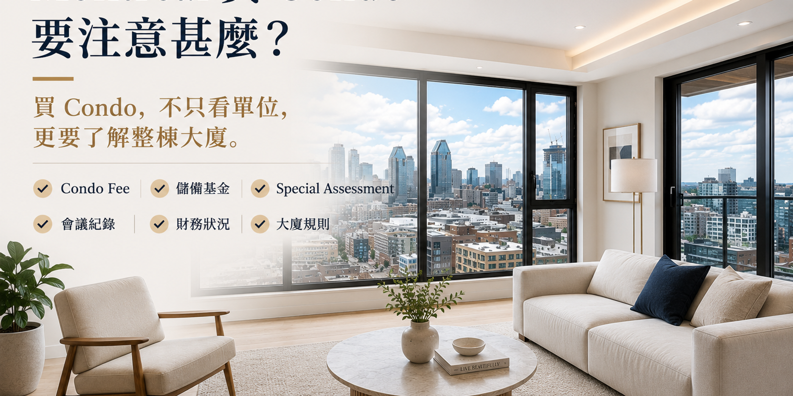 Montreal 買 Condo 要注意甚麼?