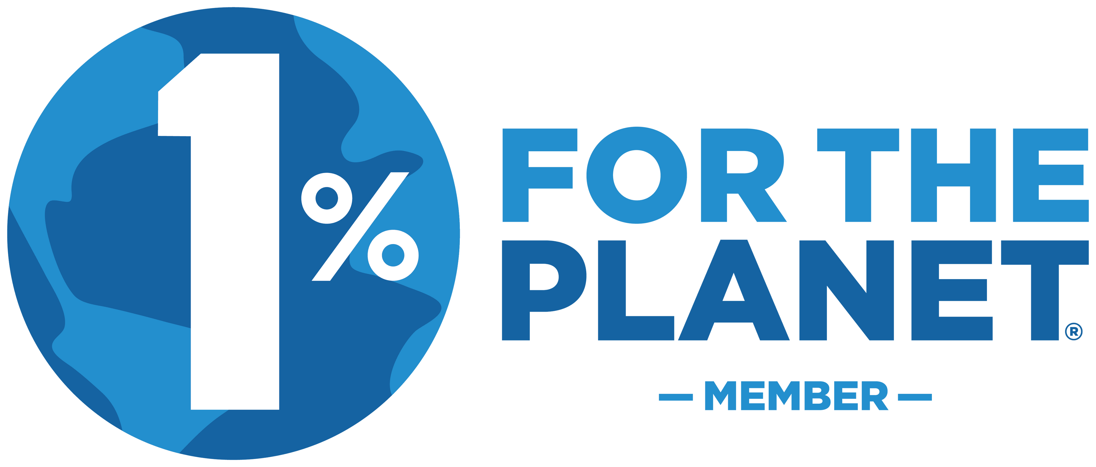 1% For The Planet Member logo.