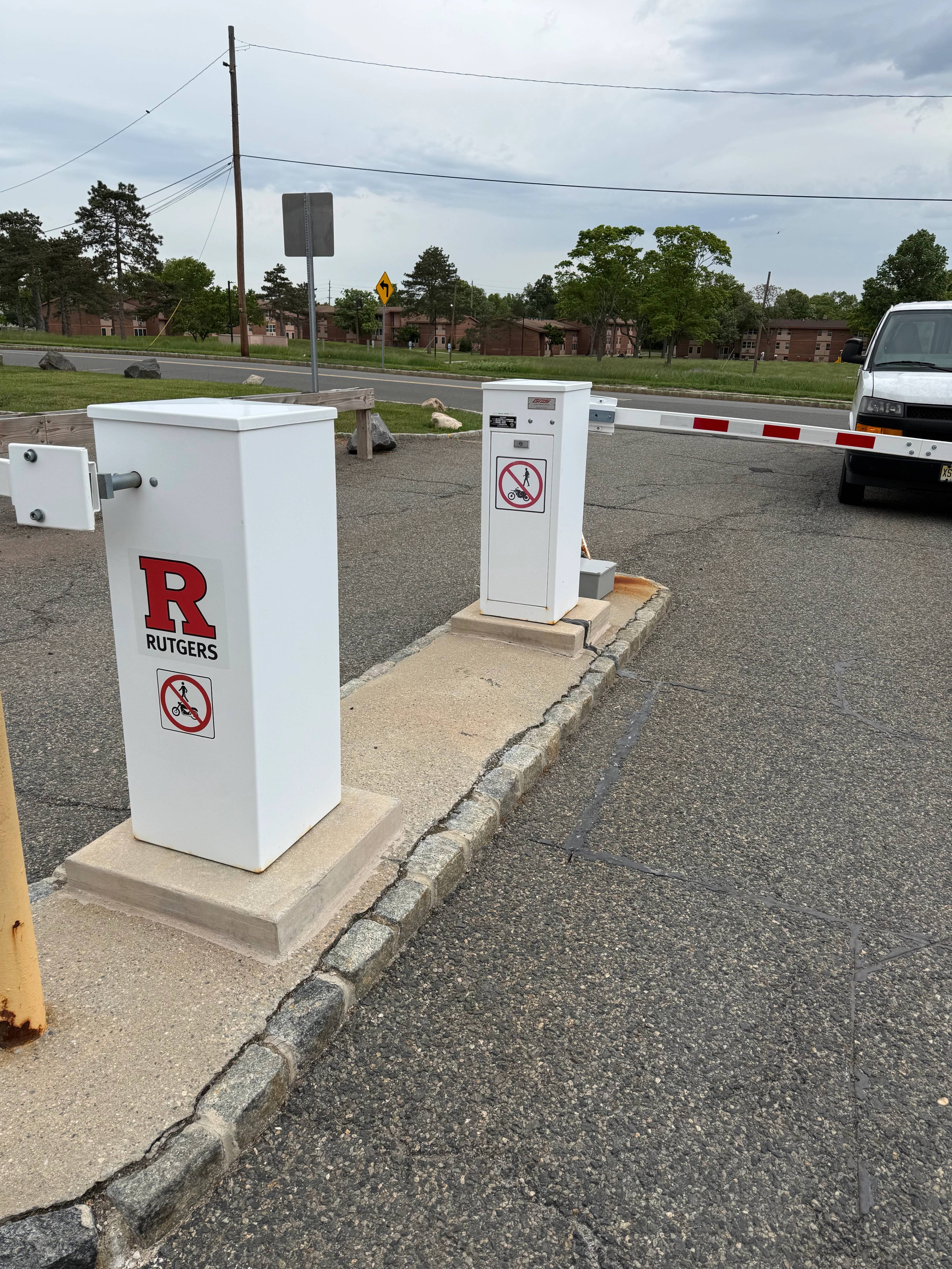 Custom Branding and No Entry for Bikes Sign