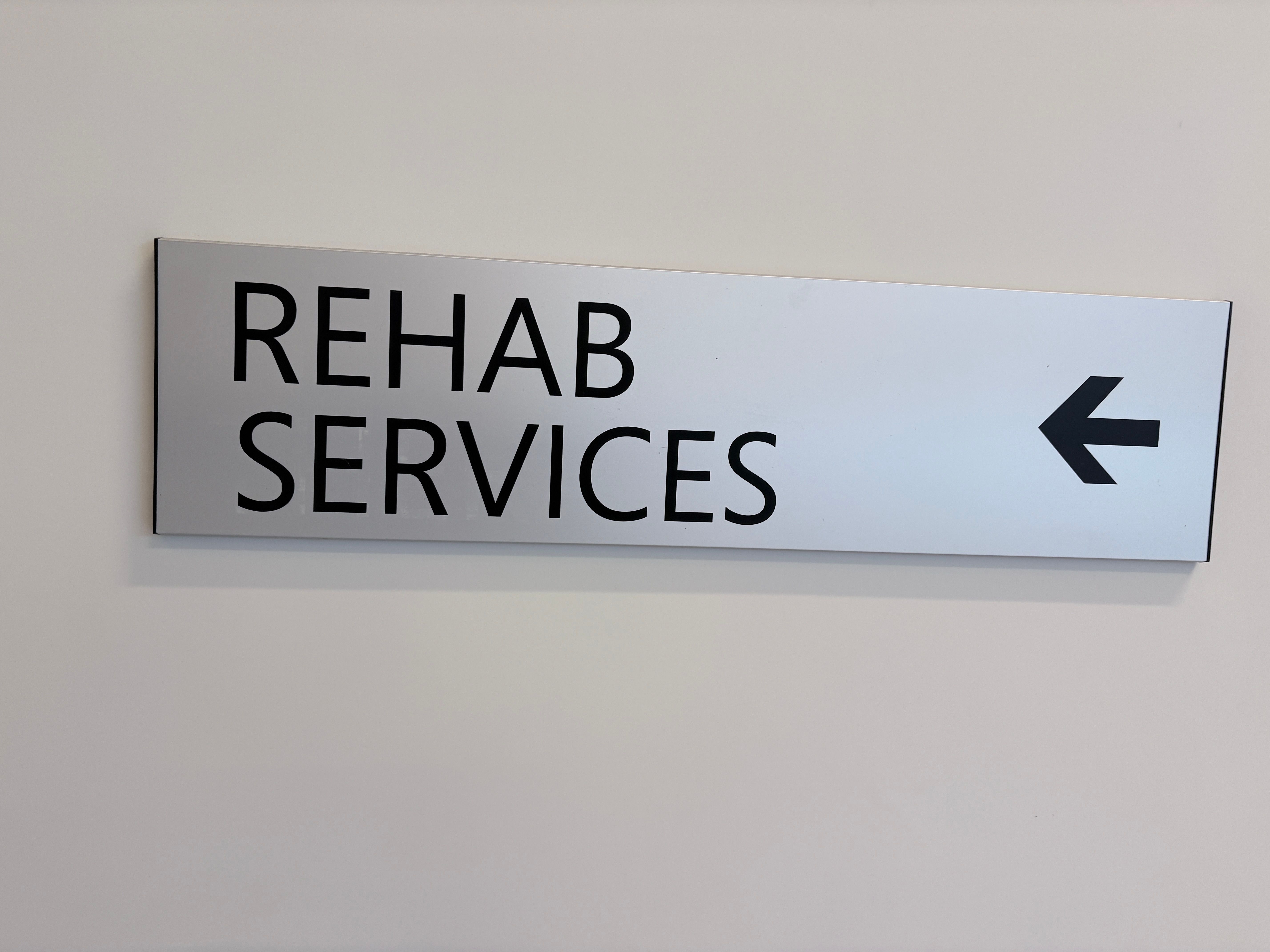 Rehab Services - Way Finding Signs