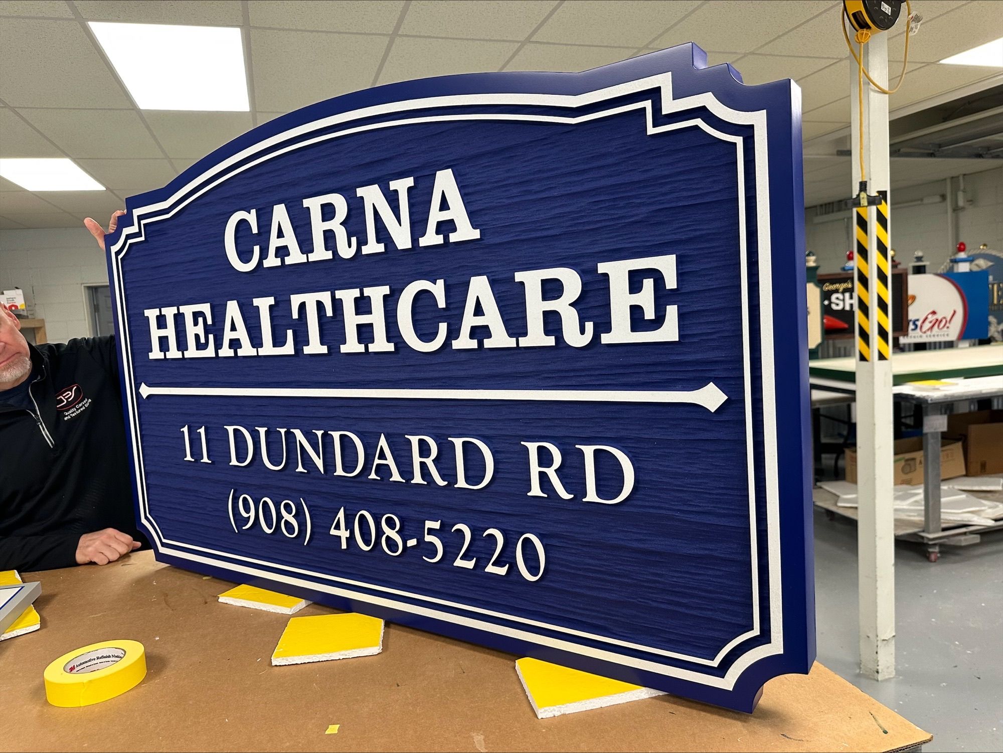 HDU Foam Signs, CARNA Health Care New Jersey