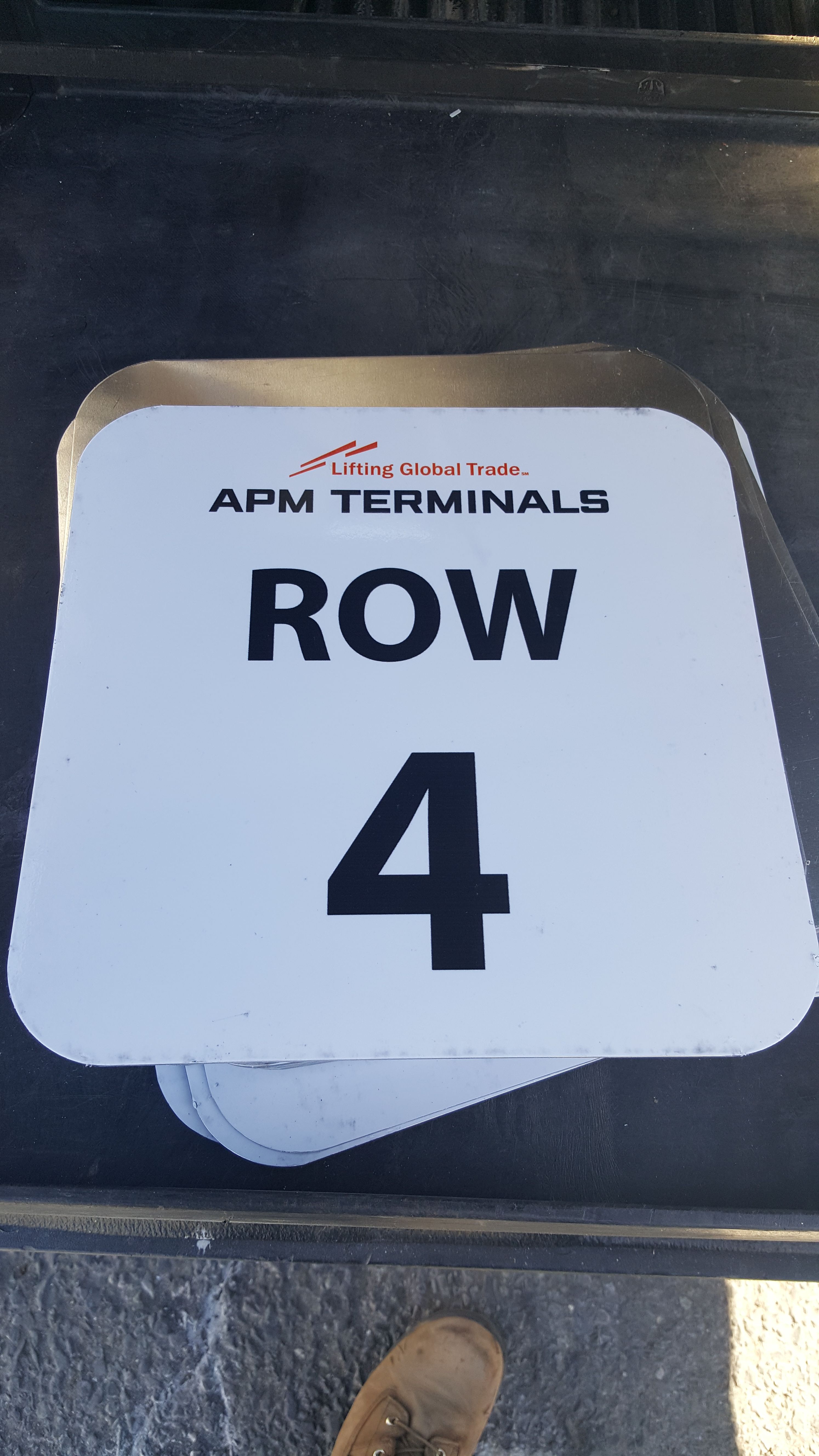 Complete Aisle & Rack Identification Signs for Ports and Terminals
