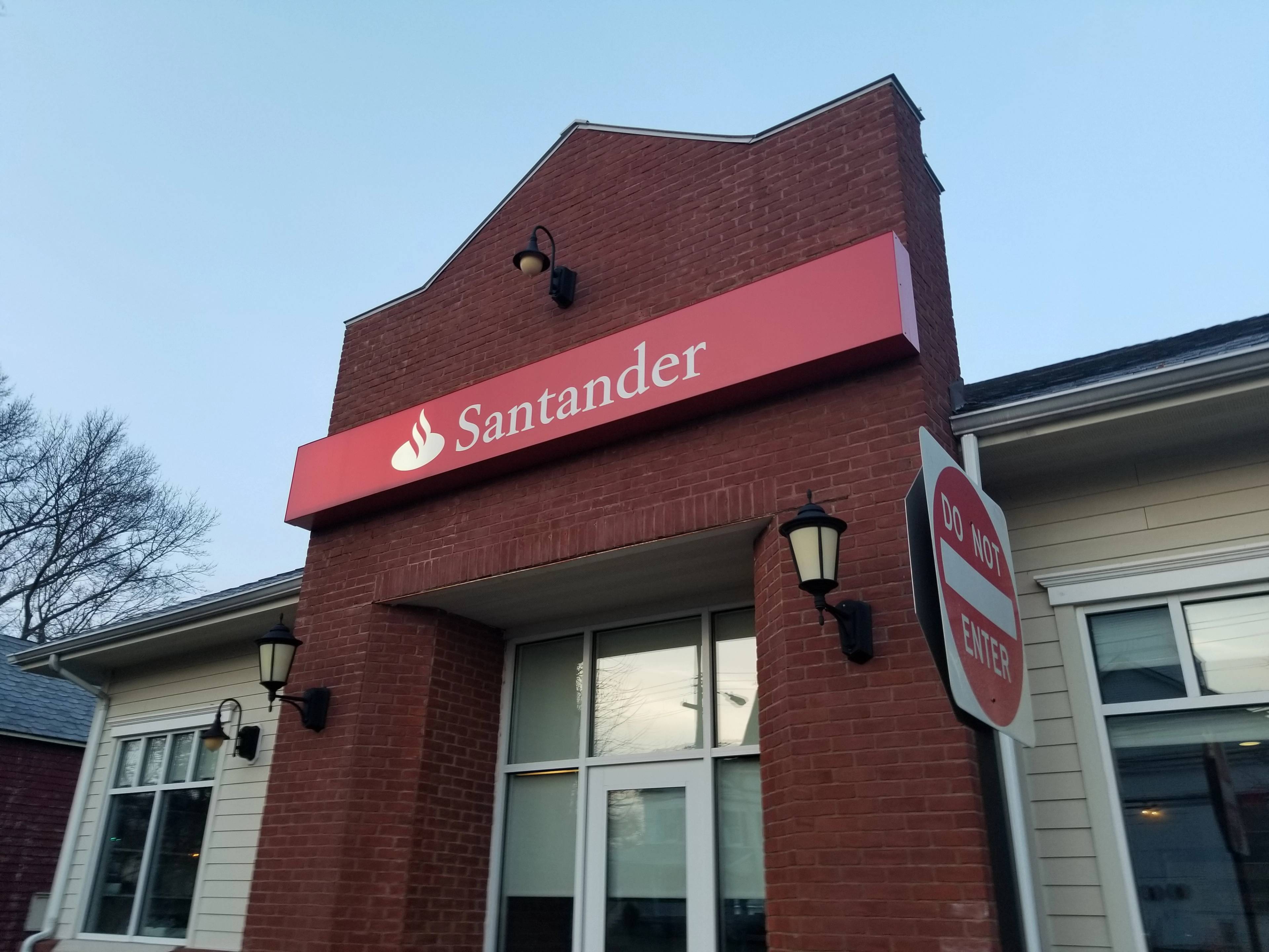 Santander Exterior Sign