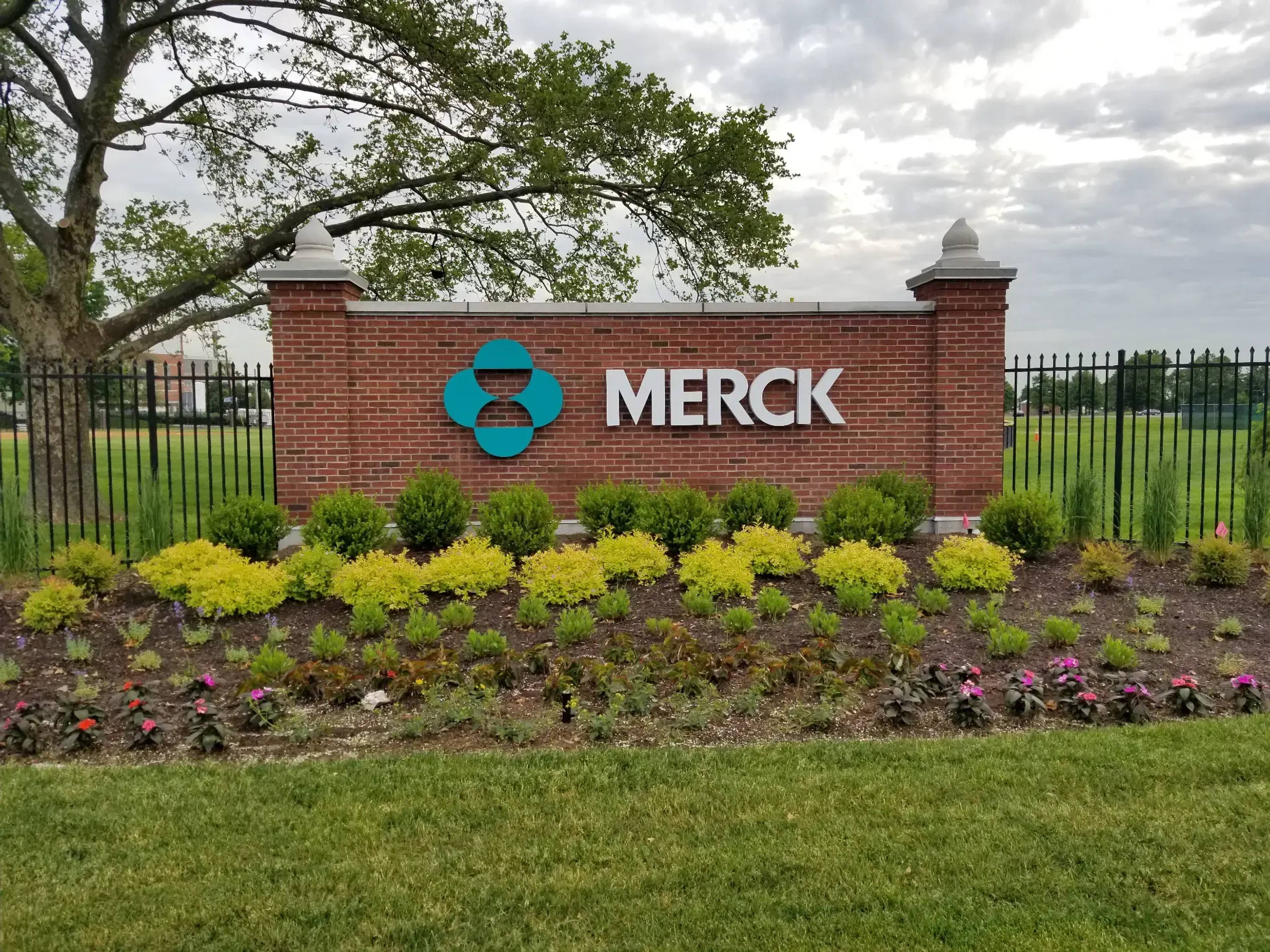 Merck Campus Monument Sign