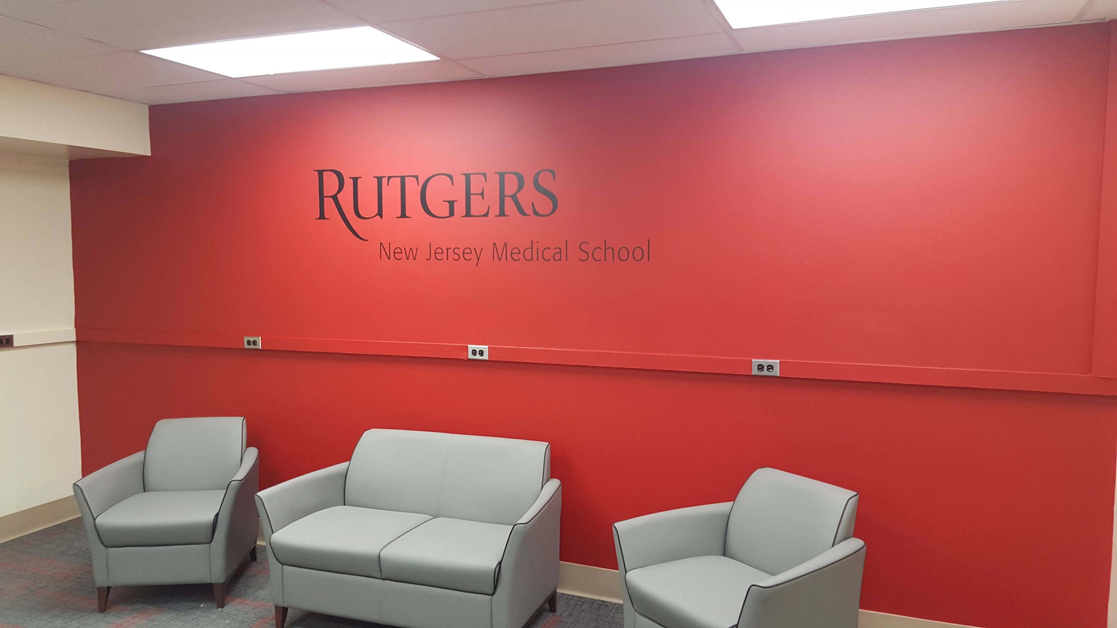 Rutgers Medical School Interior Signs