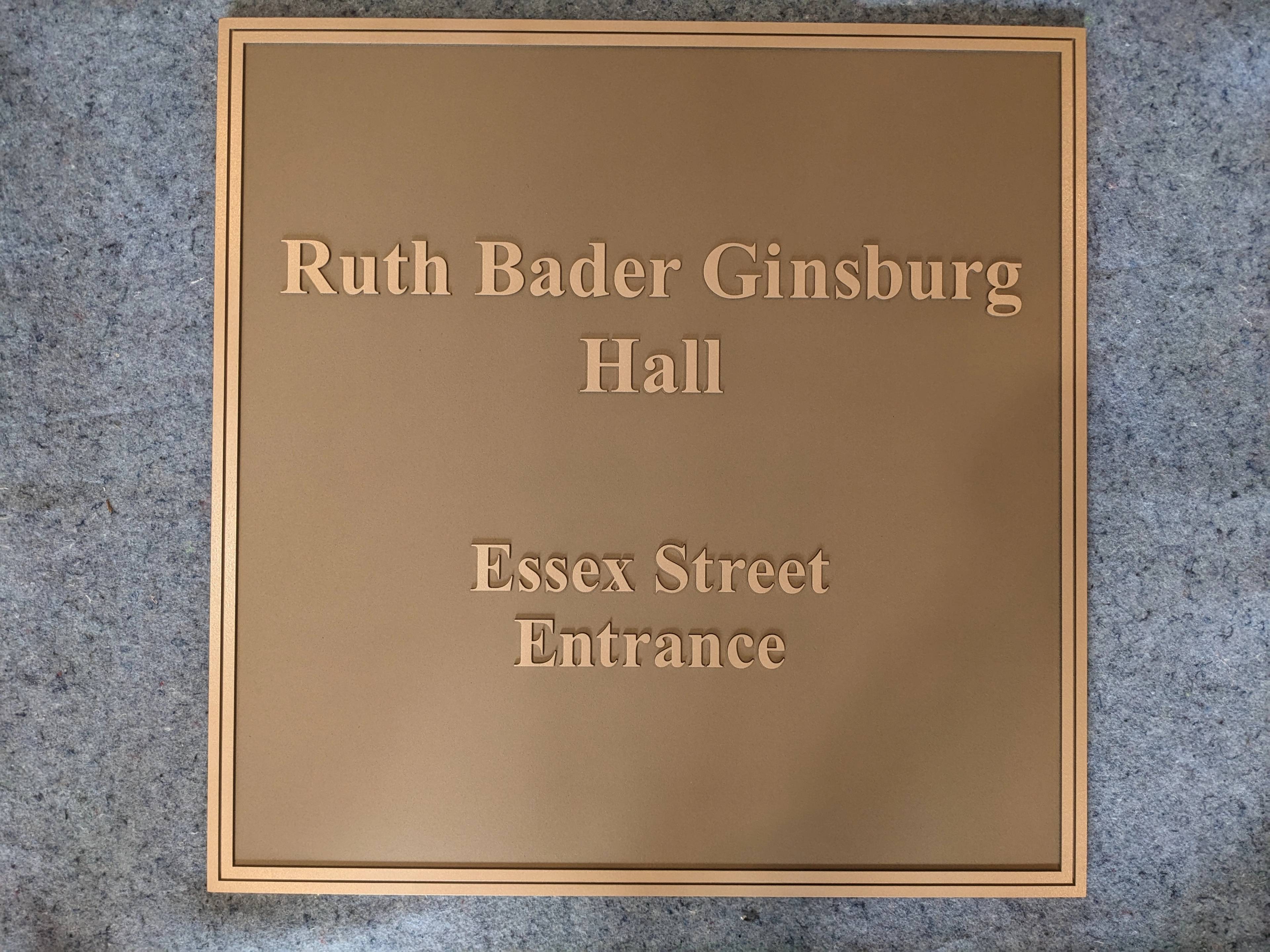 Entrance Sign - Cast Plaque High End