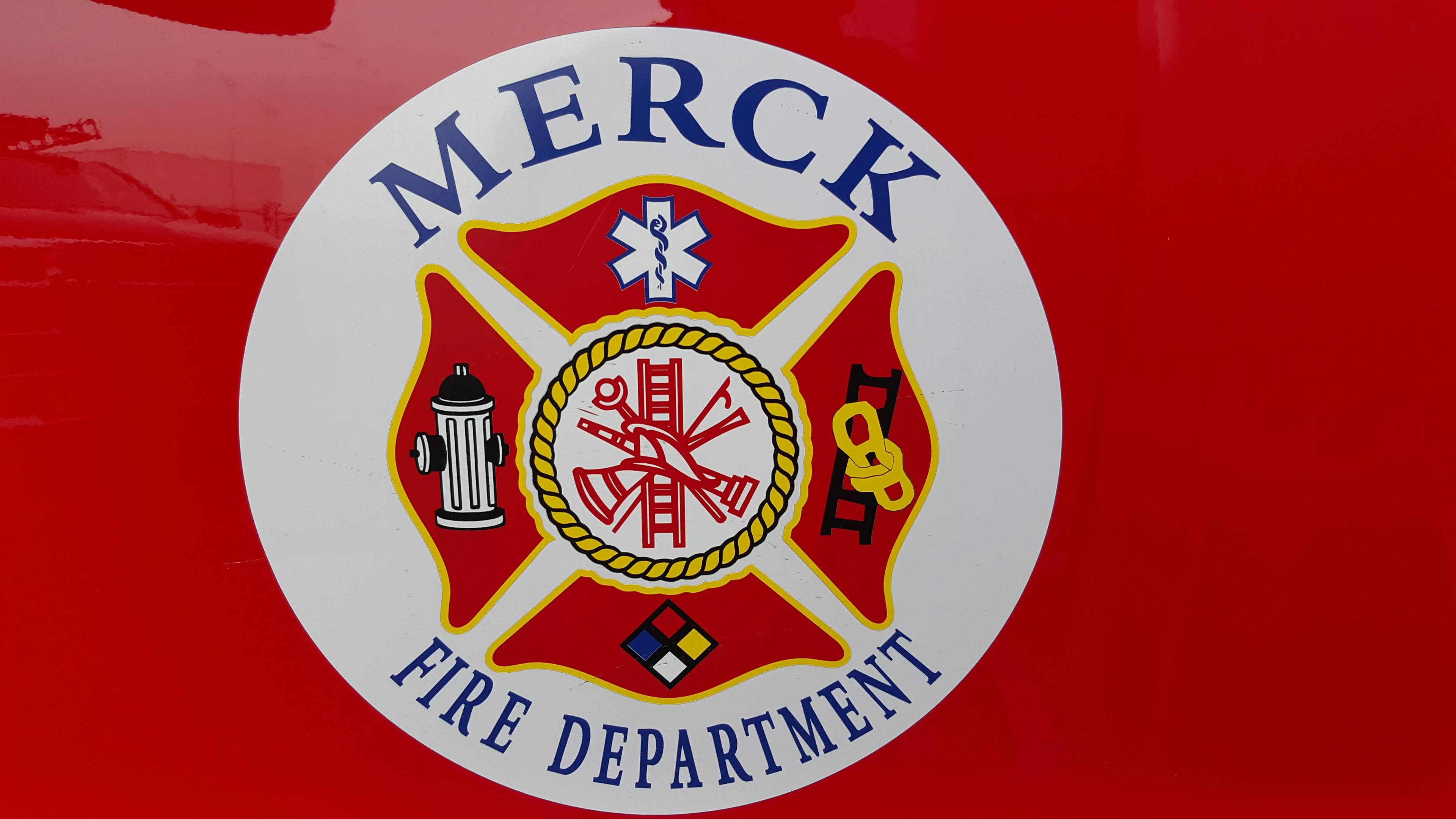 Vehicle Graphics for MERCK Fire Department, New Jersey