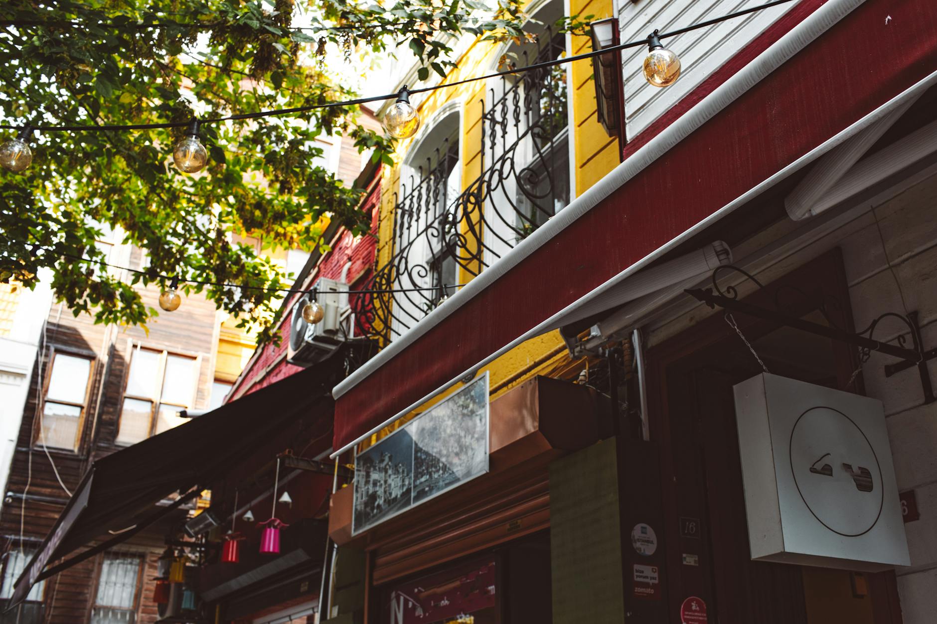 A modern storefront with a visible exterior business sign.