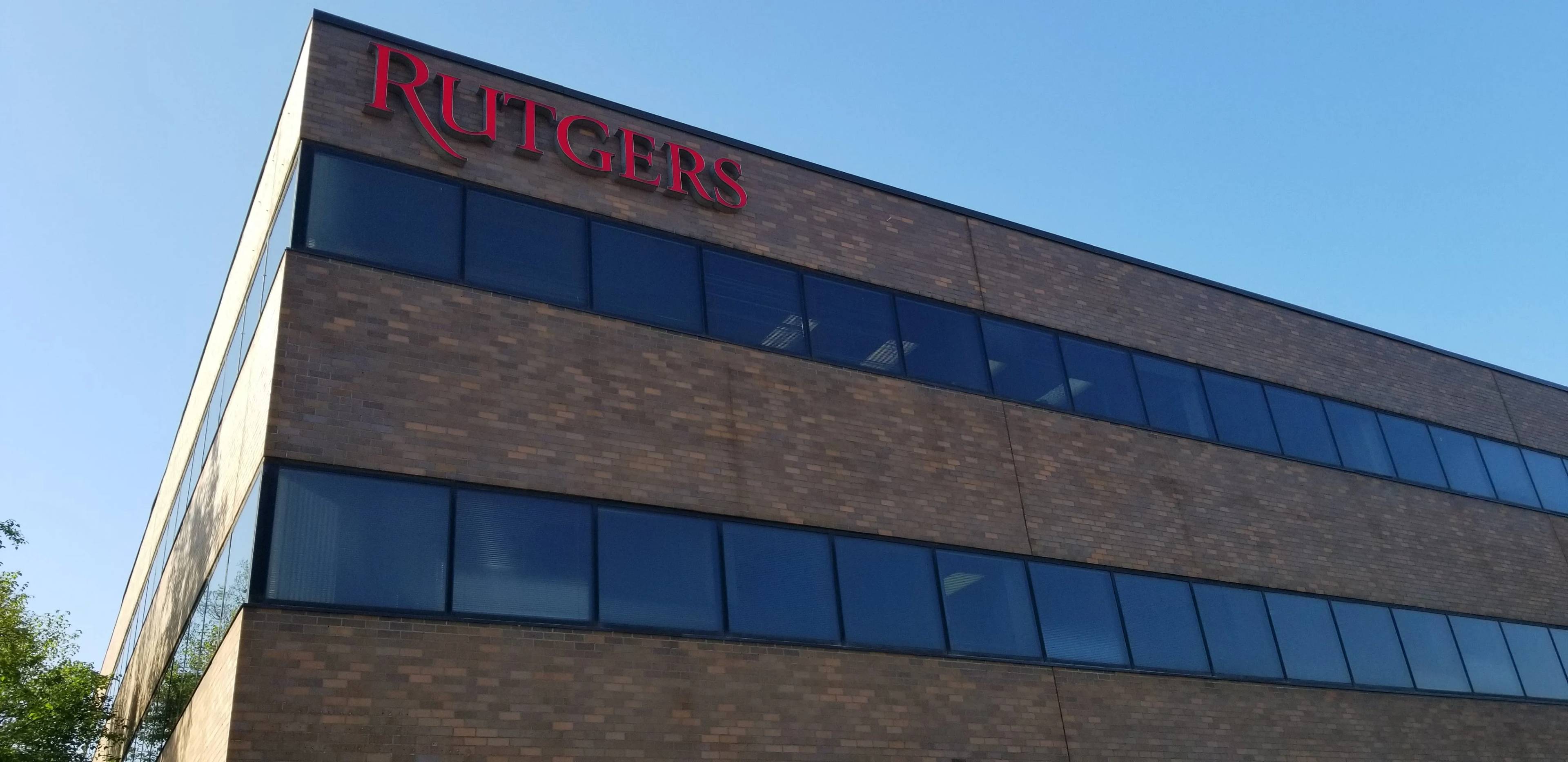 Rutgers University Building Signage