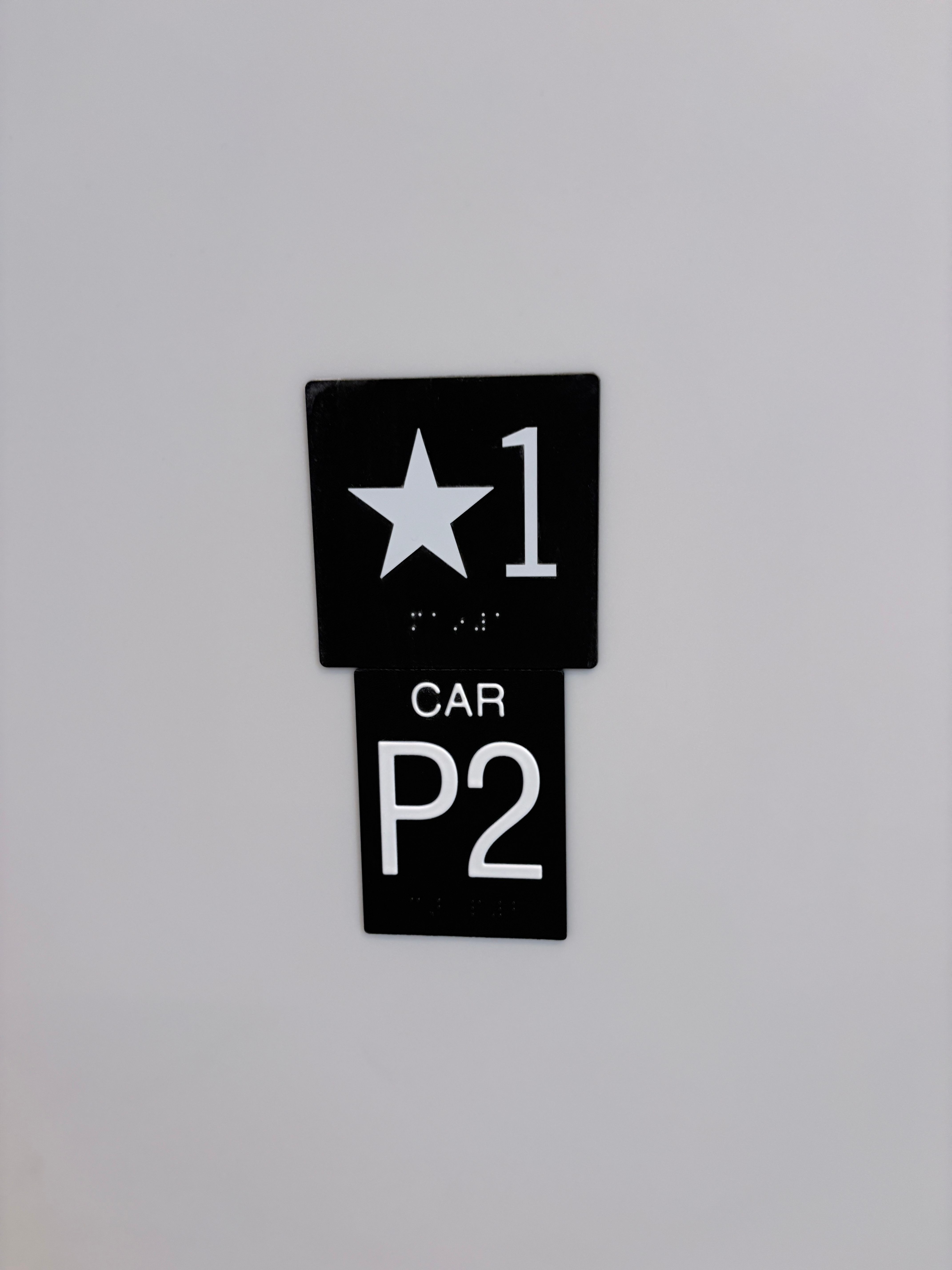 Elevator ADA Sign 