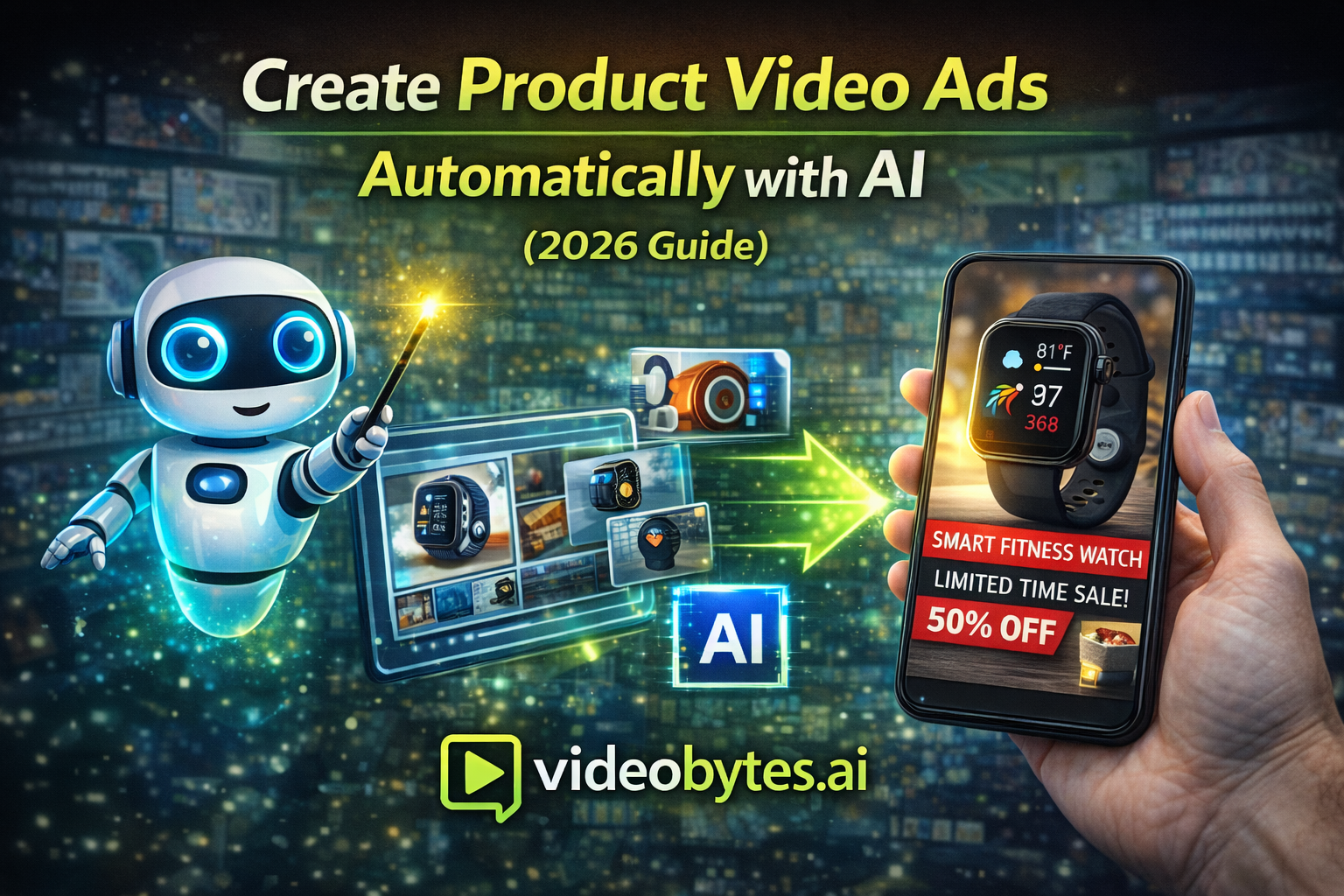 Best AI Product Video Ad Generator in 2026: Create High-Converting Ads with Videobytes.ai