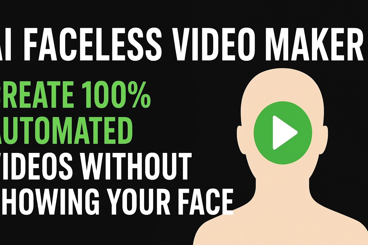 AI Faceless Video Maker: Create 100% Automated Videos Without Showing Your Face