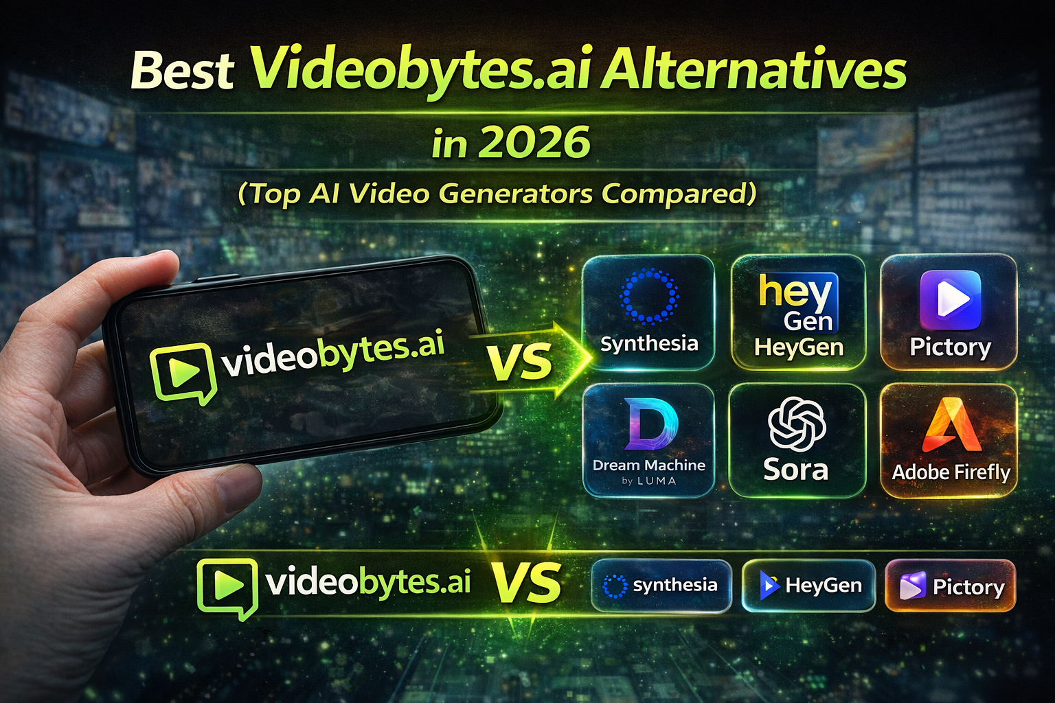 Best Videobytes.ai Alternatives in 2026 (Top AI Video Generators Compared)