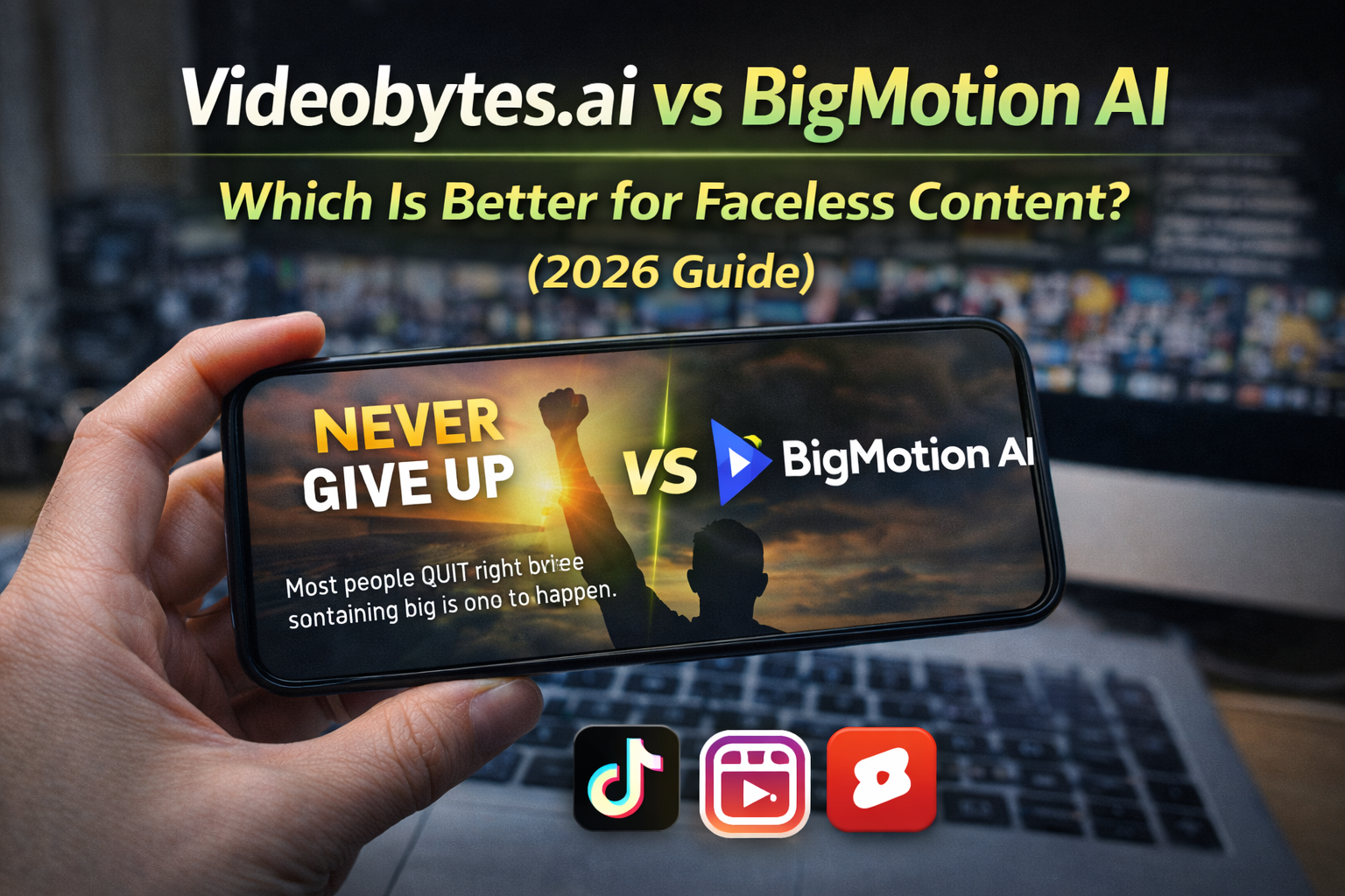 Videobytes.ai vs BigMotion AI: Which Is Better for Faceless Content?