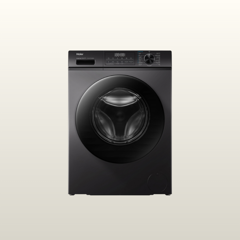 เครื่องซักอบผ้าฝาหน้า Haier 10.5 กก. รุ่น HWD105-BP1239S8