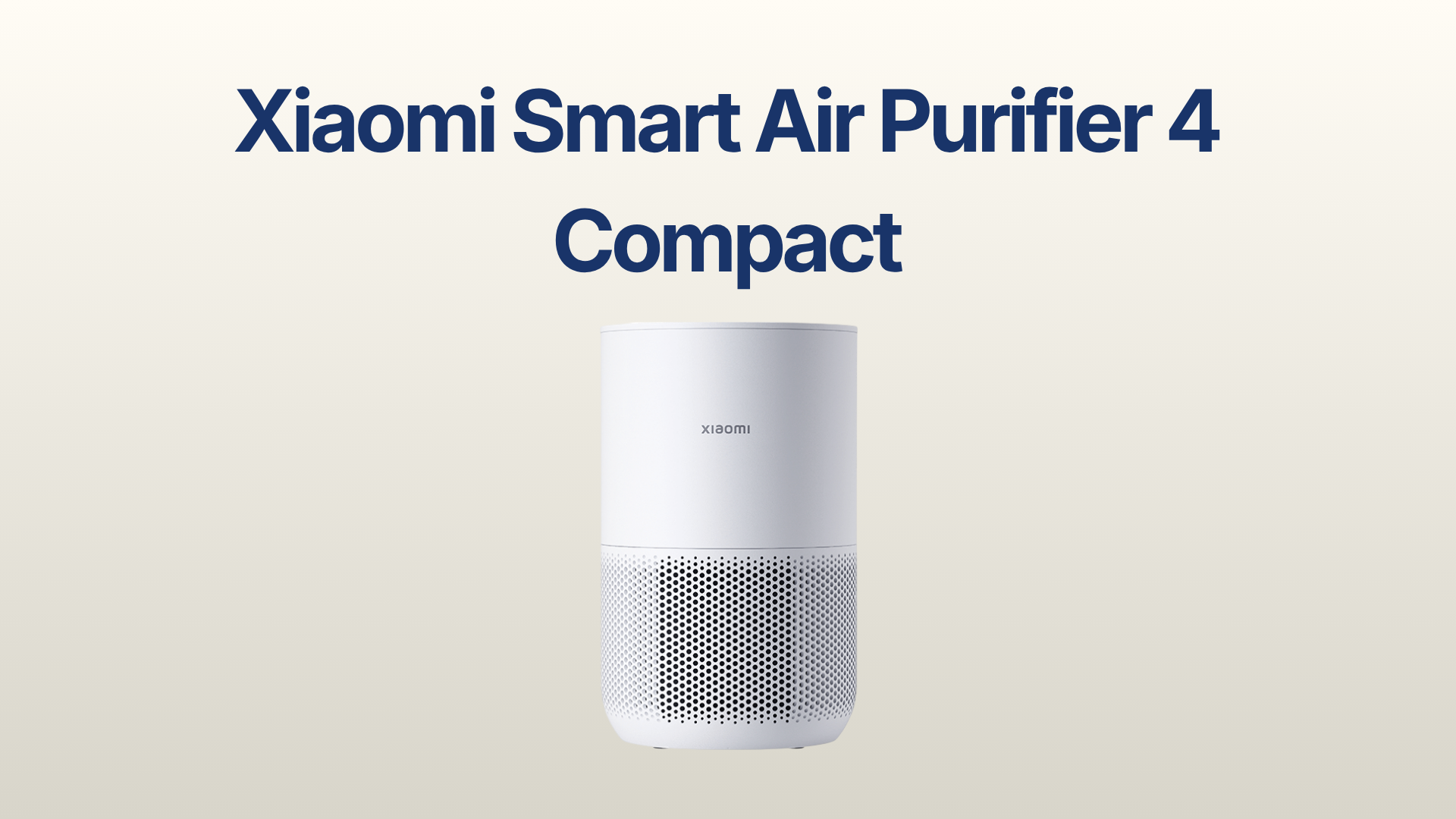 รูปภาพหน้าปก เครื่องฟอกอากาศ Xiaomi Smart Air Purifier 4 Compact
