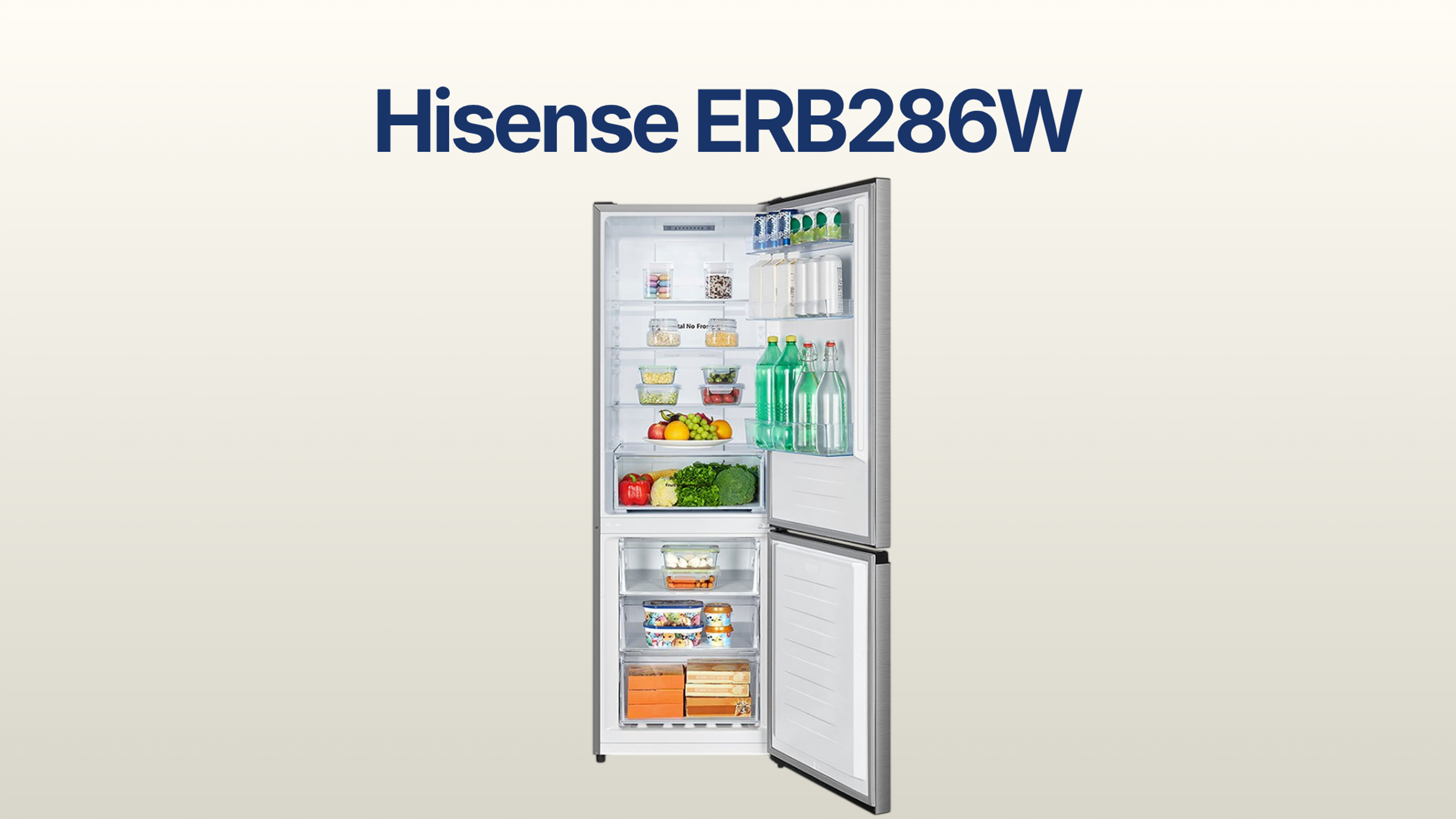รูปภาพหน้าปก ตู้เย็น Hisense 2 ประตู 10.6 คิว รุ่น ERB286W
