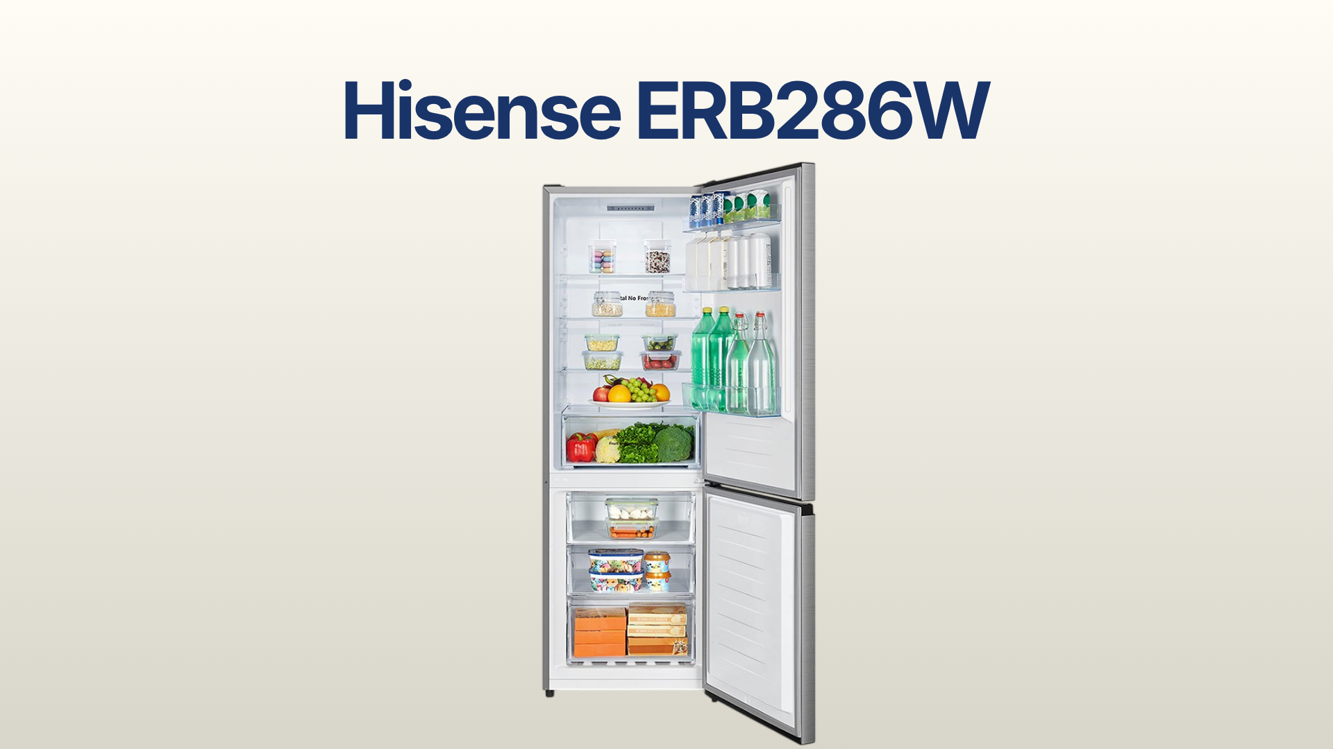 รูปภาพหน้าปก ตู้เย็น Hisense 2 ประตู 10.6 คิว รุ่น ERB286W