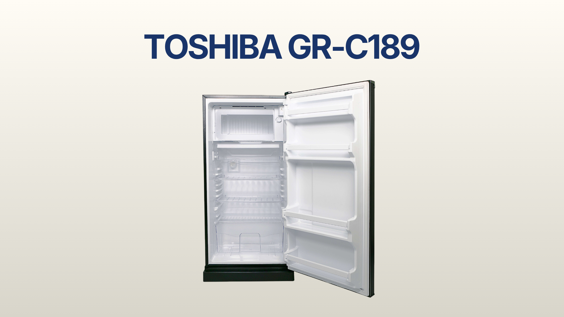 รูปภาพหน้าปก ตู้เย็น TOSHIBA 1 ประตู 6.4 คิว รุ่น GR-C189