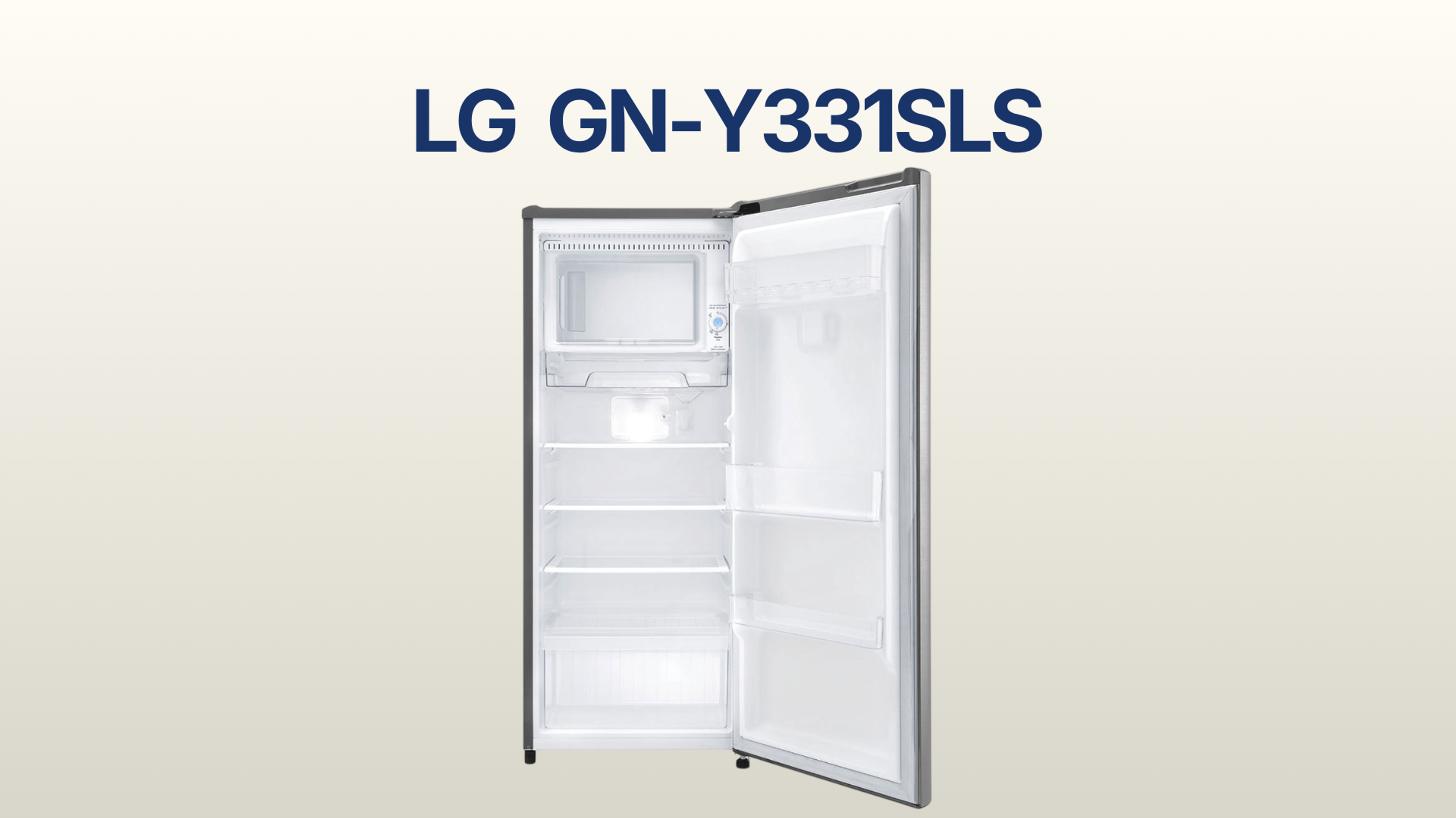 รูปภาพหน้าปก ตู้เย็น LG 1 ประตู 6.9 คิว รุ่น GN-Y331SLS