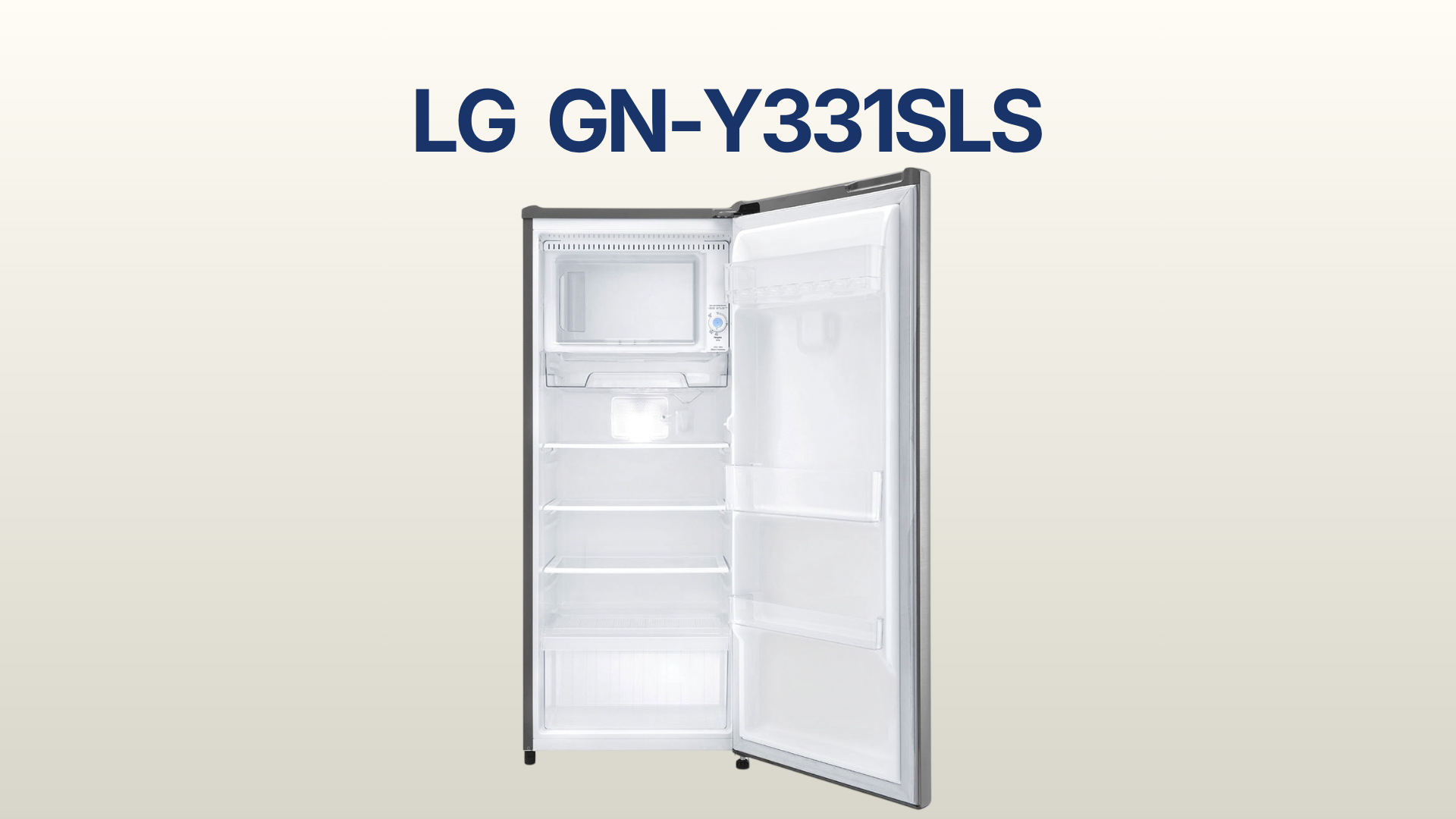 รูปภาพหน้าปก ตู้เย็น LG 1 ประตู 6.9 คิว รุ่น GN-Y331SLS