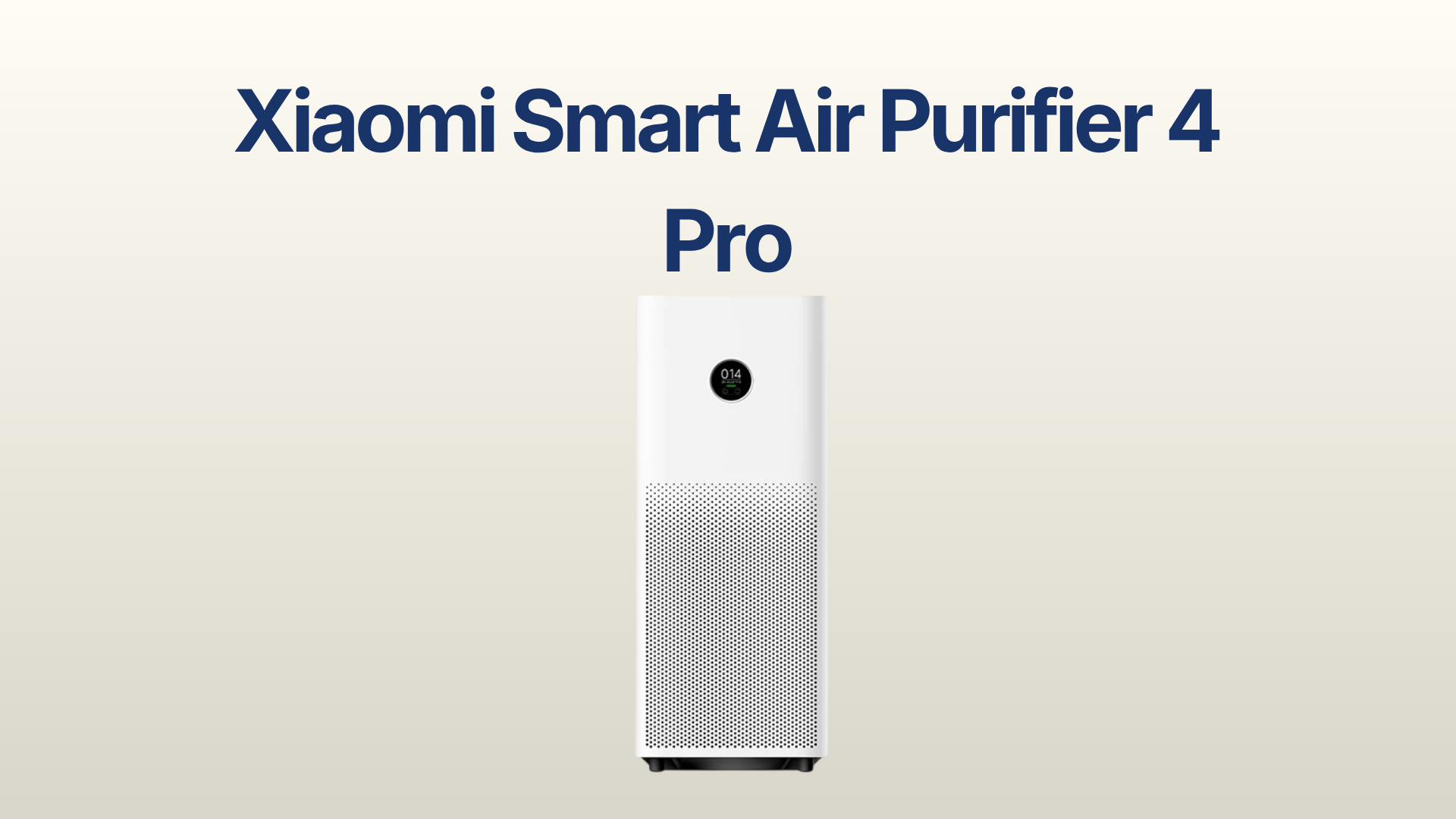 รูปภาพหน้าปก เครื่องฟอกอากาศ Xiaomi Smart Air Purifier 4 Pro
