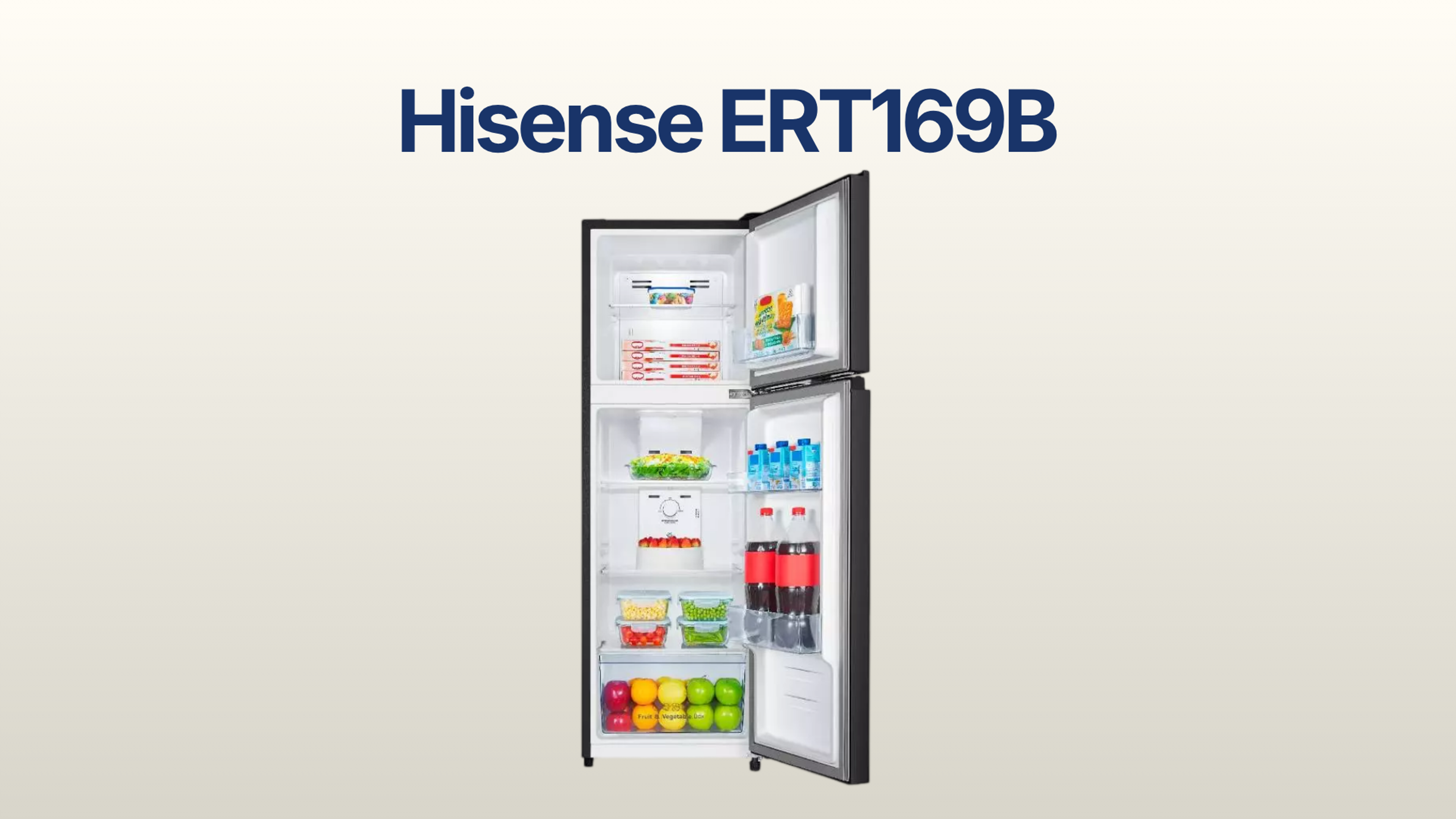 รูปภาพหน้าปก ตู้เย็น Hisense 5.9 คิว รุ่น ERT169B