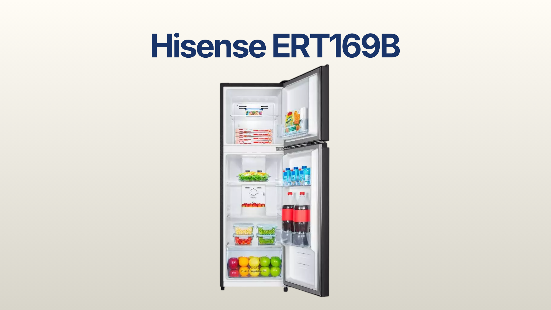 รูปภาพหน้าปก ตู้เย็น Hisense 5.9 คิว รุ่น ERT169B