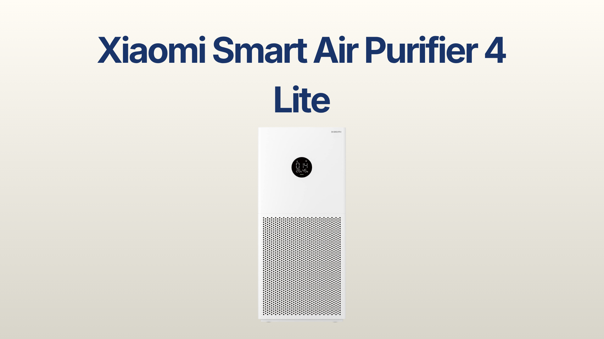 รูปภาพหน้าปก เครื่องฟอกอากาศ Xiaomi Smart Air Purifier 4 Lite