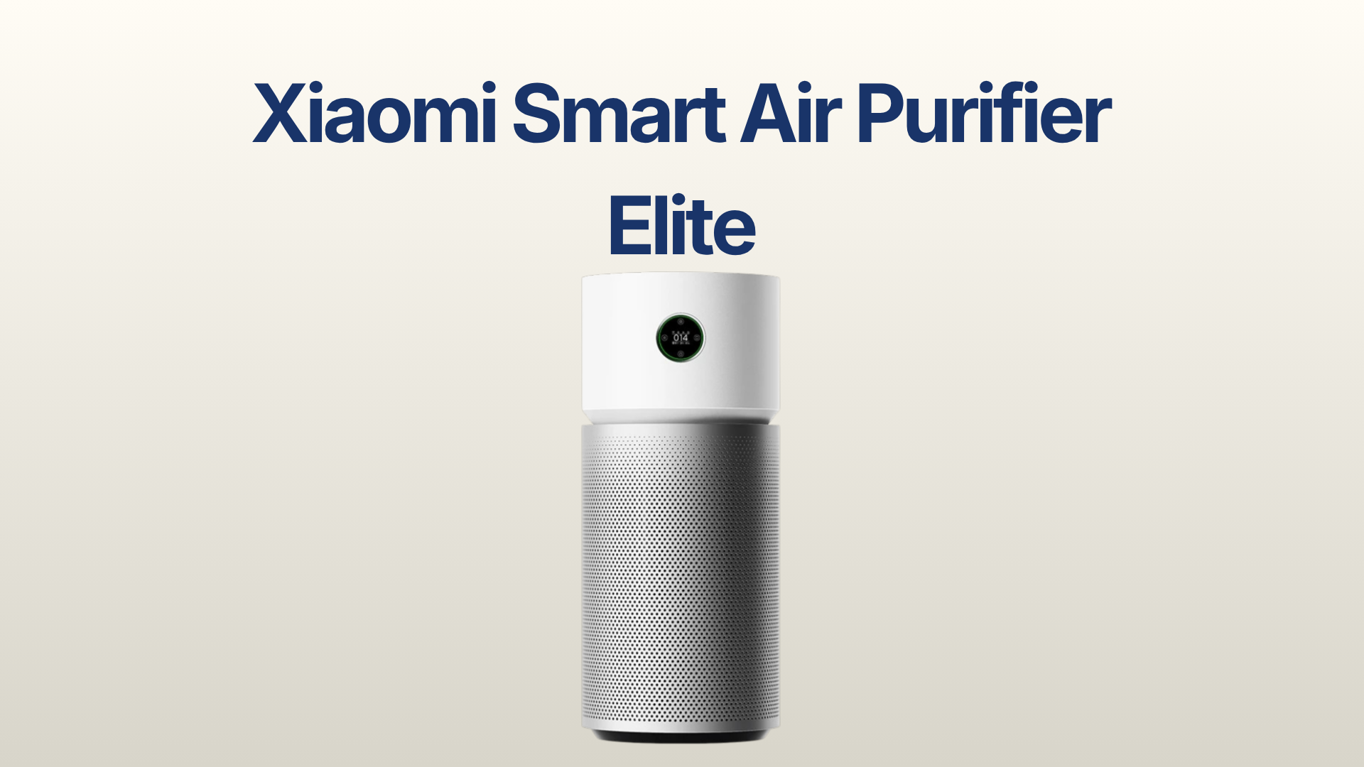 รูปภาพหน้าปก เครื่องฟอกอากาศ Xiaomi Smart Air Purifier Elite