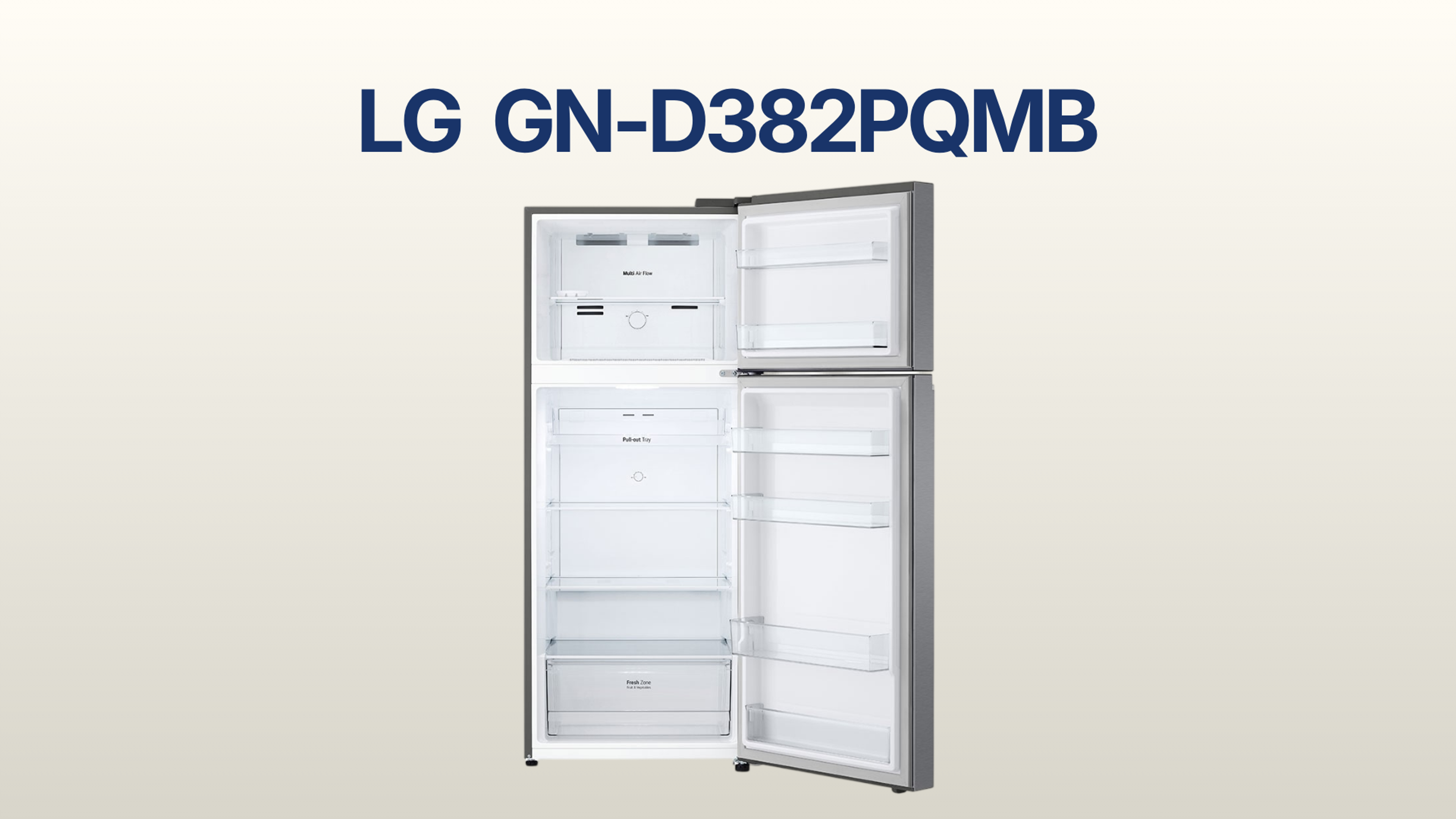 รูปภาพหน้าปก ตู้เย็น LG 2 ประตู 14 คิว รุ่น GN-D382PQMB