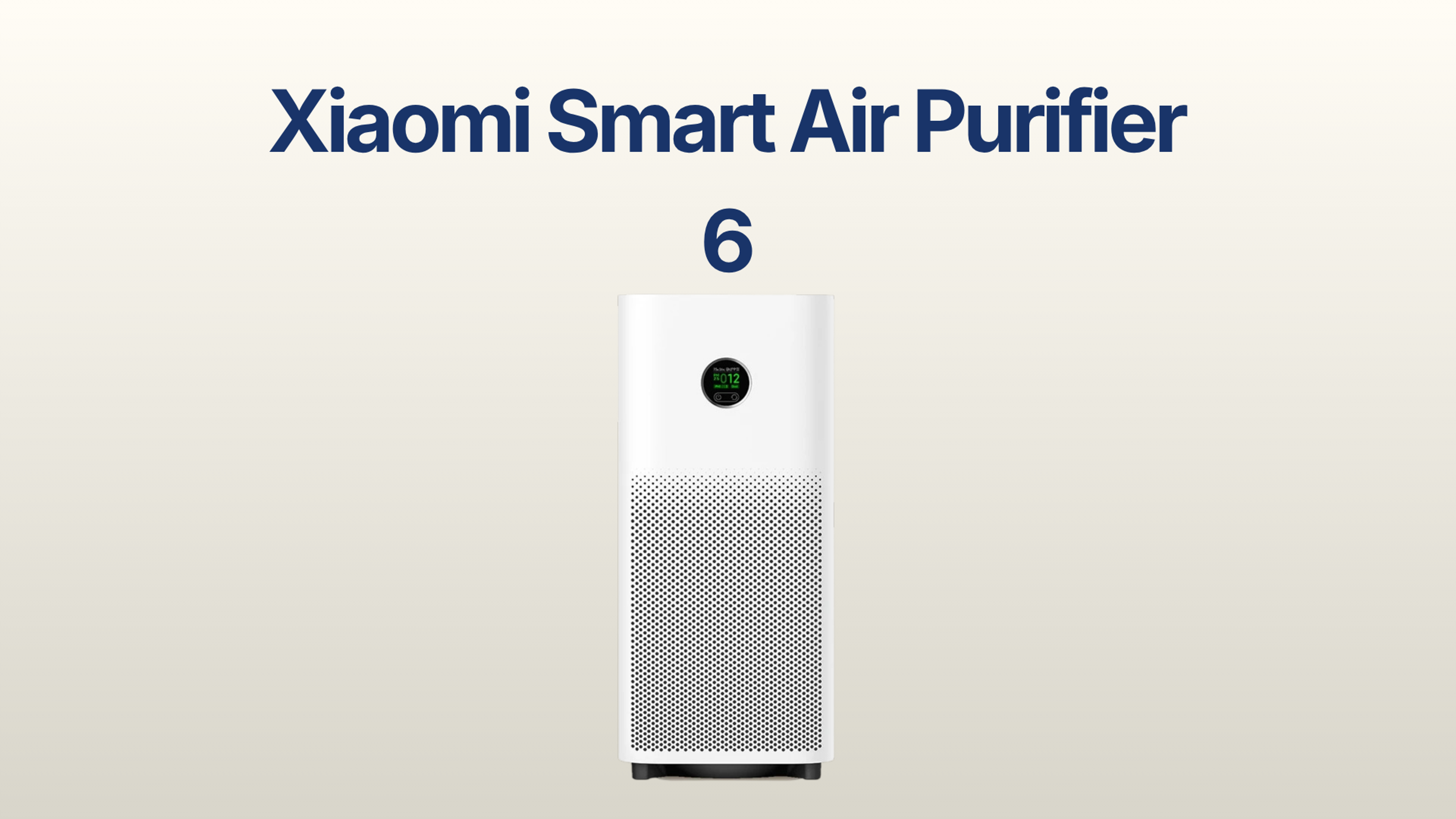 รูปภาพหน้าปก เครื่องฟอกอากาศ Xiaomi Smart Air Purifier 6