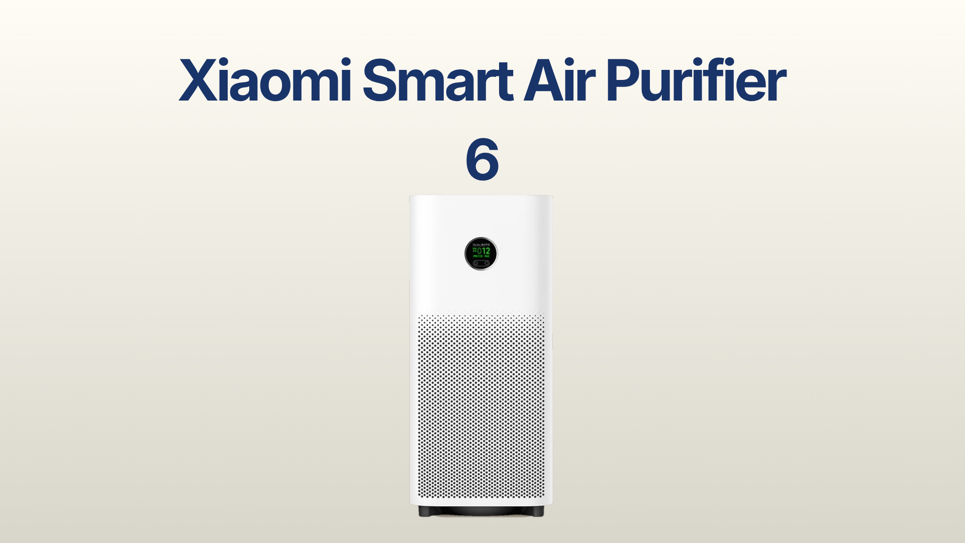 รูปภาพหน้าปก เครื่องฟอกอากาศ Xiaomi Smart Air Purifier 6