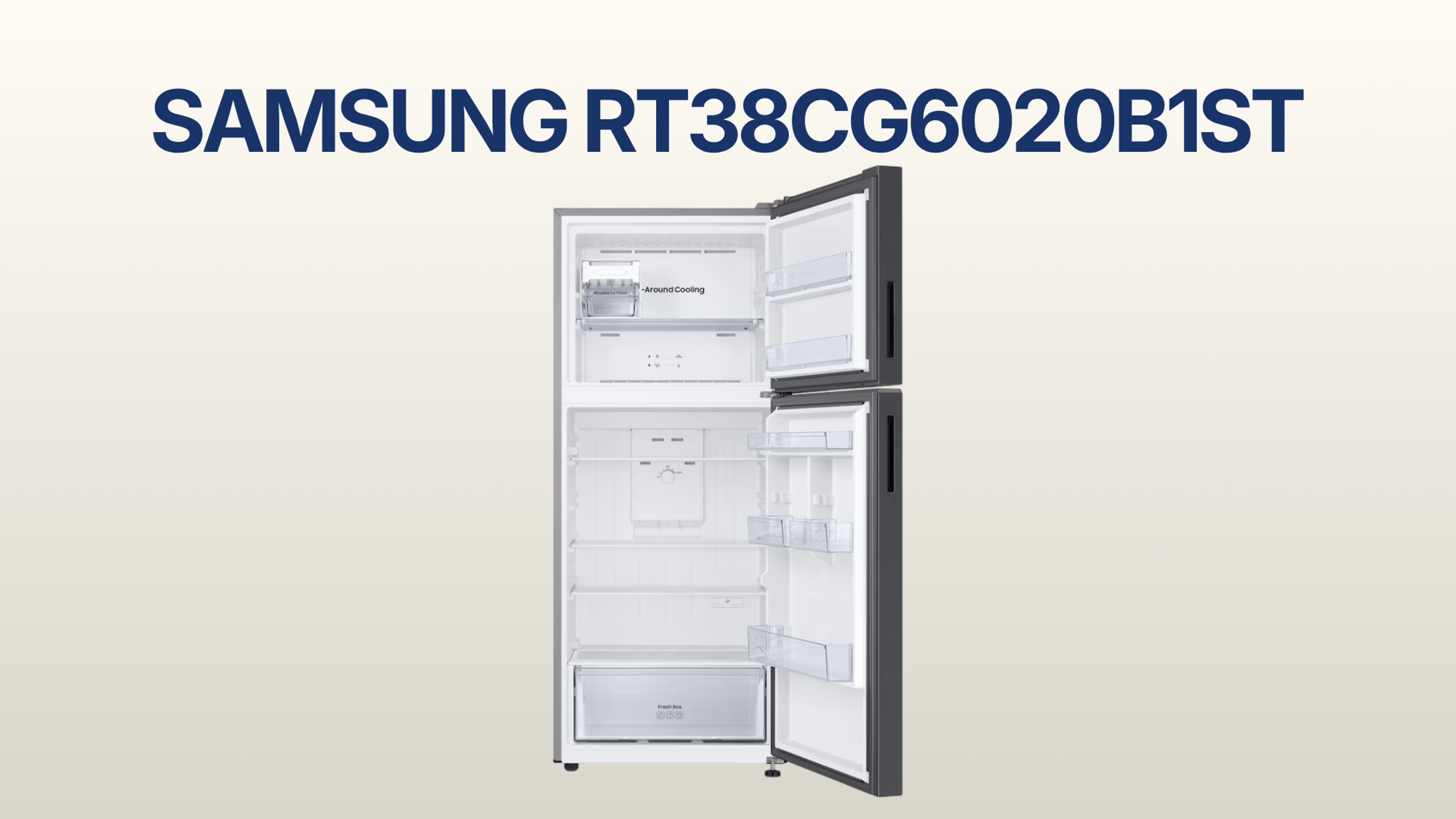 รูปภาพหน้าปก ตู้เย็น SAMSUNG 13.9 คิว รุ่น RT38CG6020B1ST
