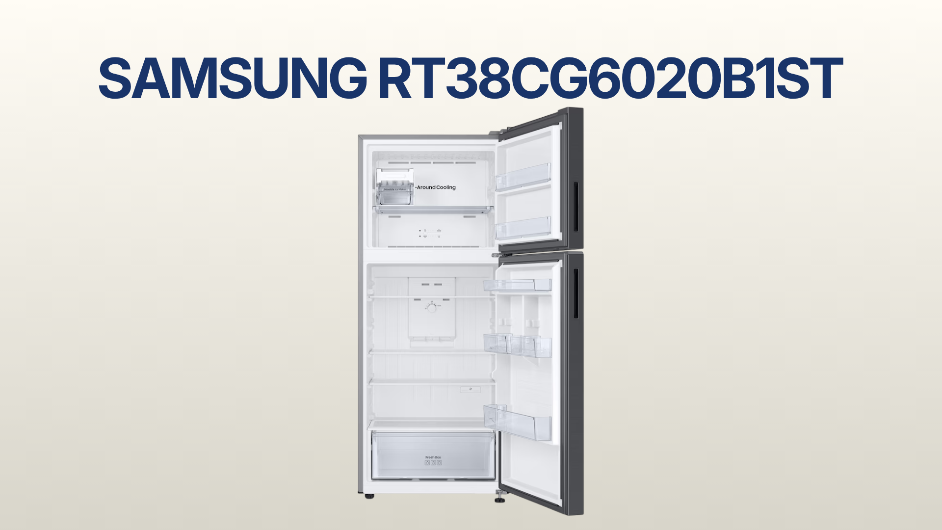 รูปภาพหน้าปก ตู้เย็น SAMSUNG 13.9 คิว รุ่น RT38CG6020B1ST