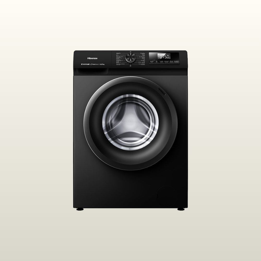 เครื่องซักอบผ้าฝาหน้า Hisense 10.5 กก. รุ่น WD105N1E
