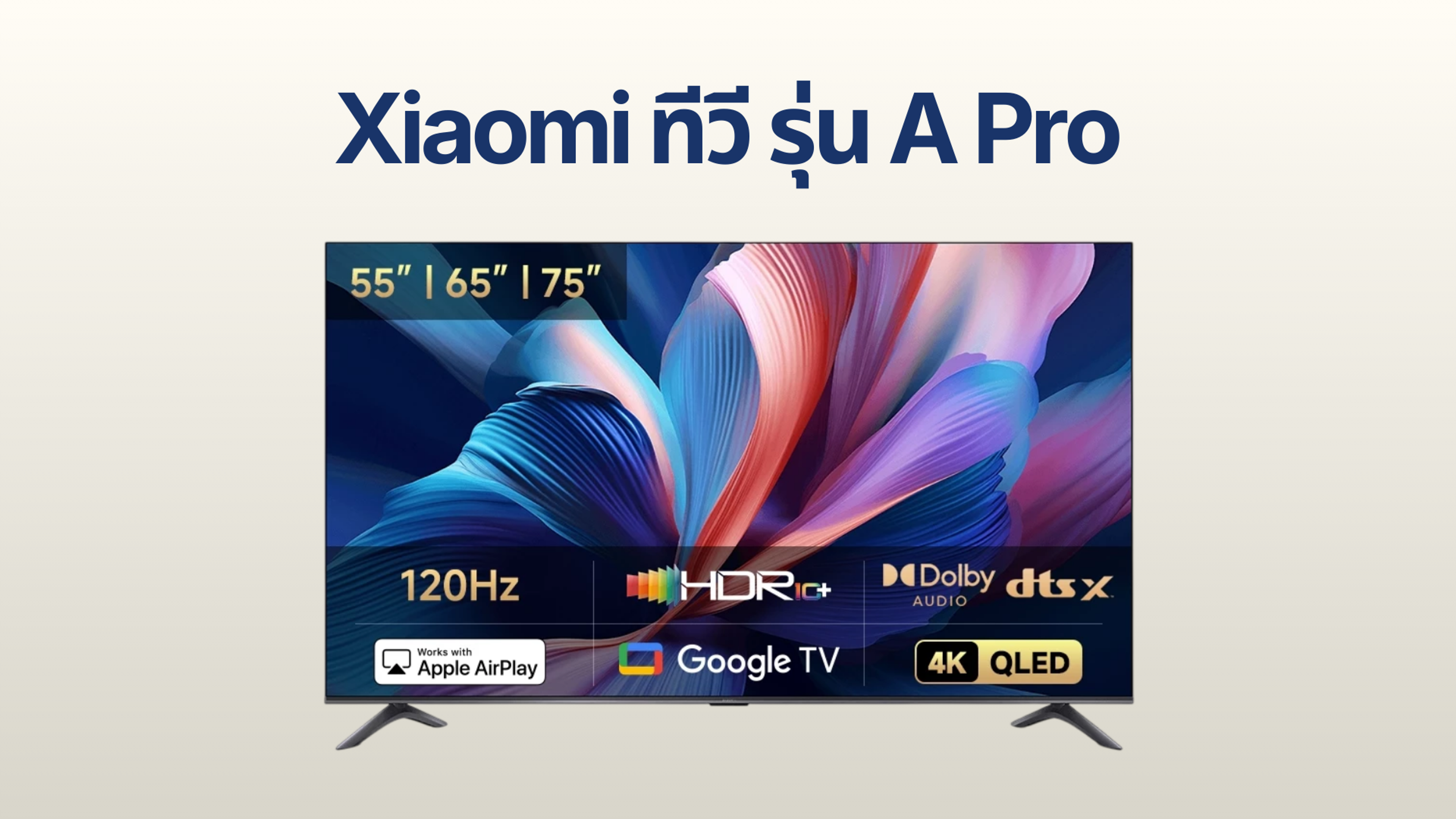 รูปภาพหน้าปก ทีวี Xiaomi รุ่น A Pro
