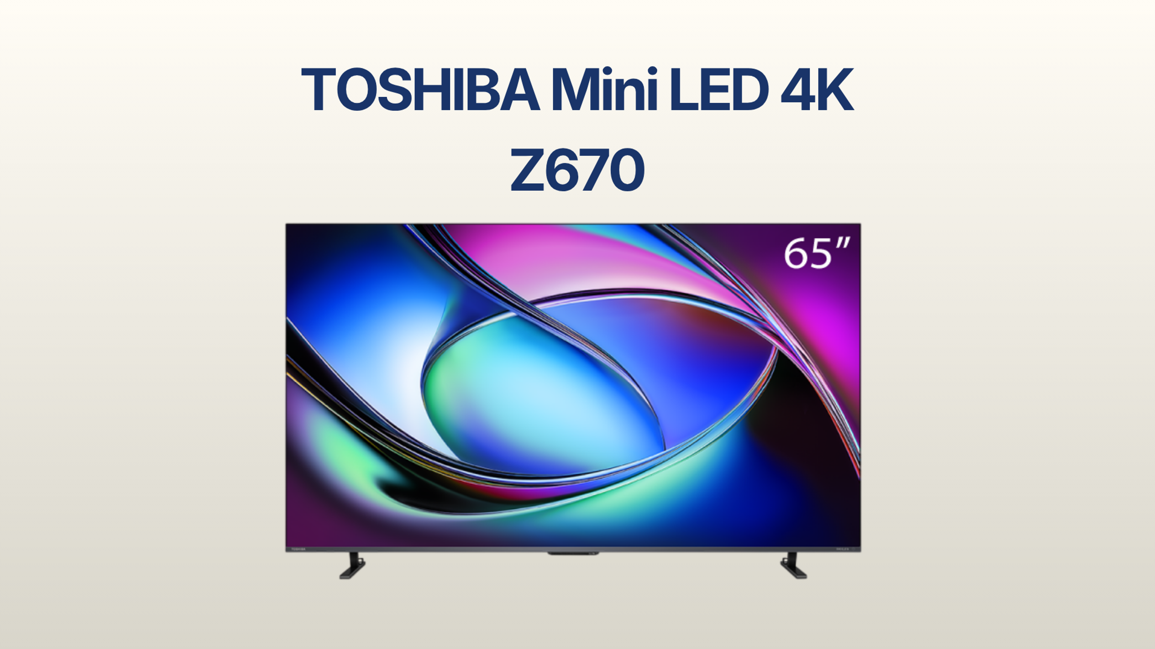 รูปภาพหน้าปก ทีวี Toshiba Mini LED รุ่น Z670RP
