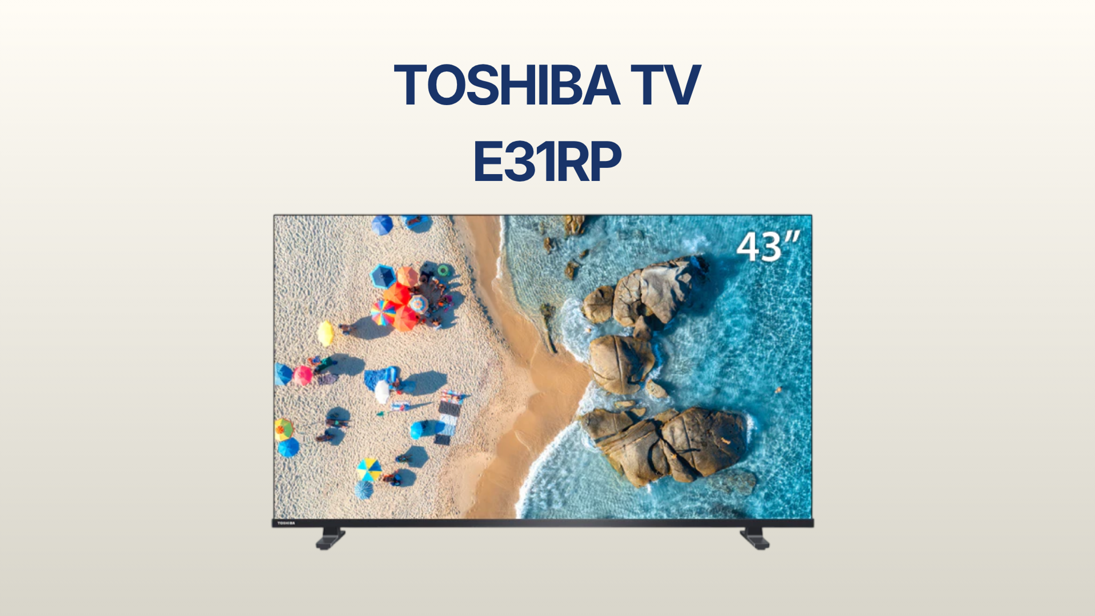 รูปภาพหน้าปก ทีวี Toshiba รุ่น E31RP