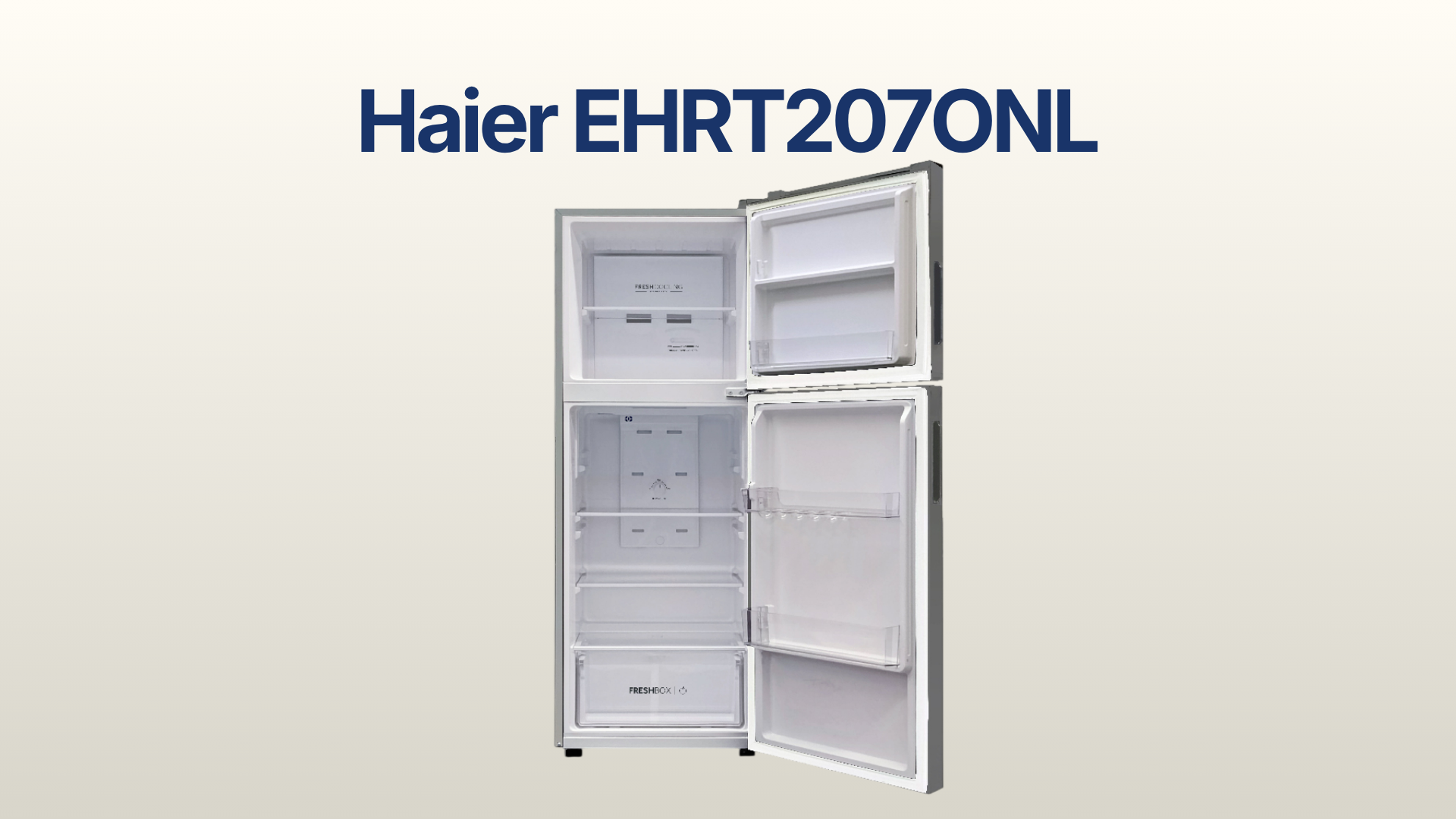 รูปภาพหน้าปก ตู้เย็น Haier 2 ประตู 7.6 คิว รุ่น EHRT207ONL