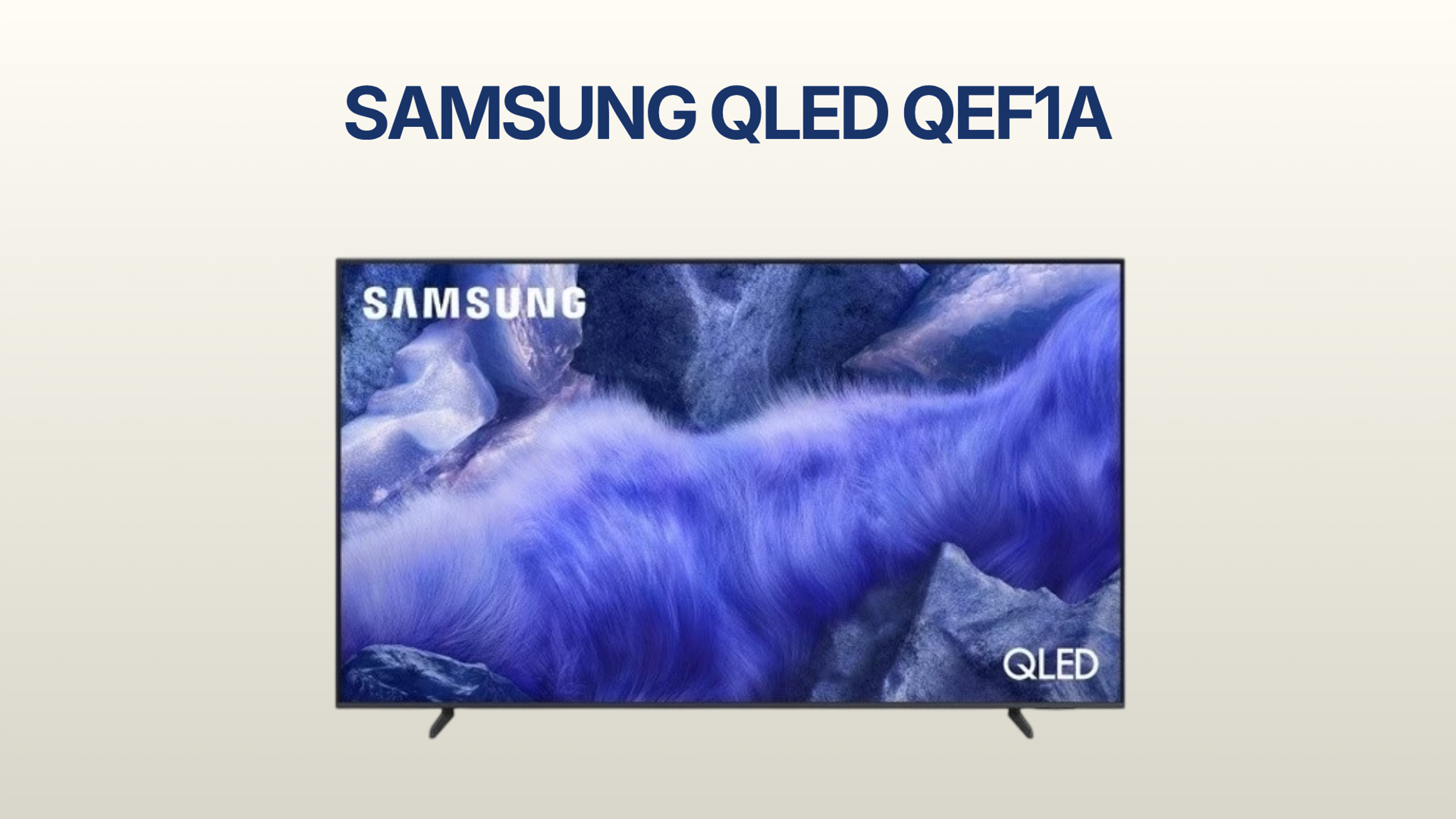 รูปภาพหน้าปก ทีวี SAMSUNG QLED รุ่น QEF1A