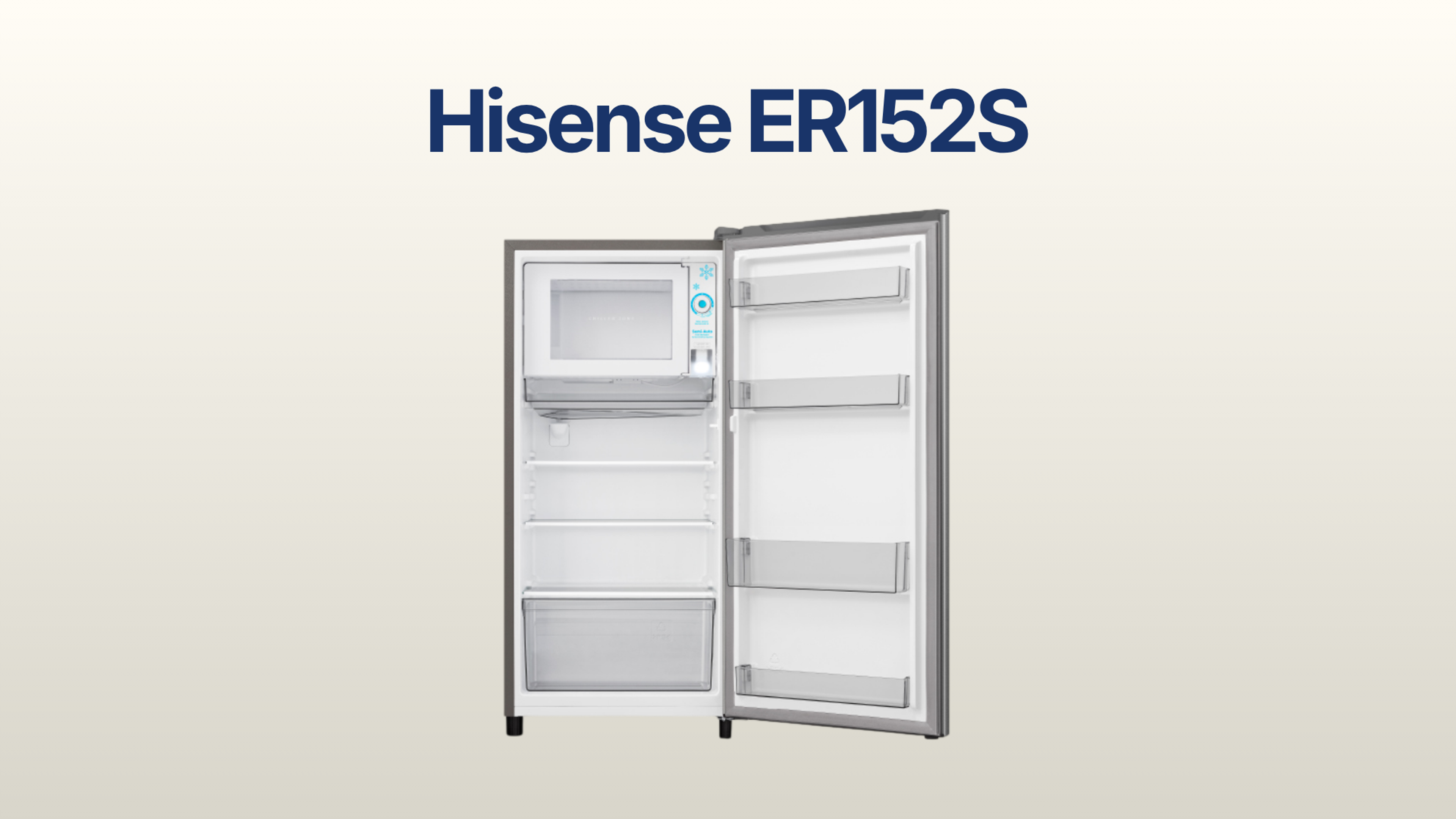 รูปภาพหน้าปก ตู้เย็น Hisense 5.5 คิว รุ่น ER152S