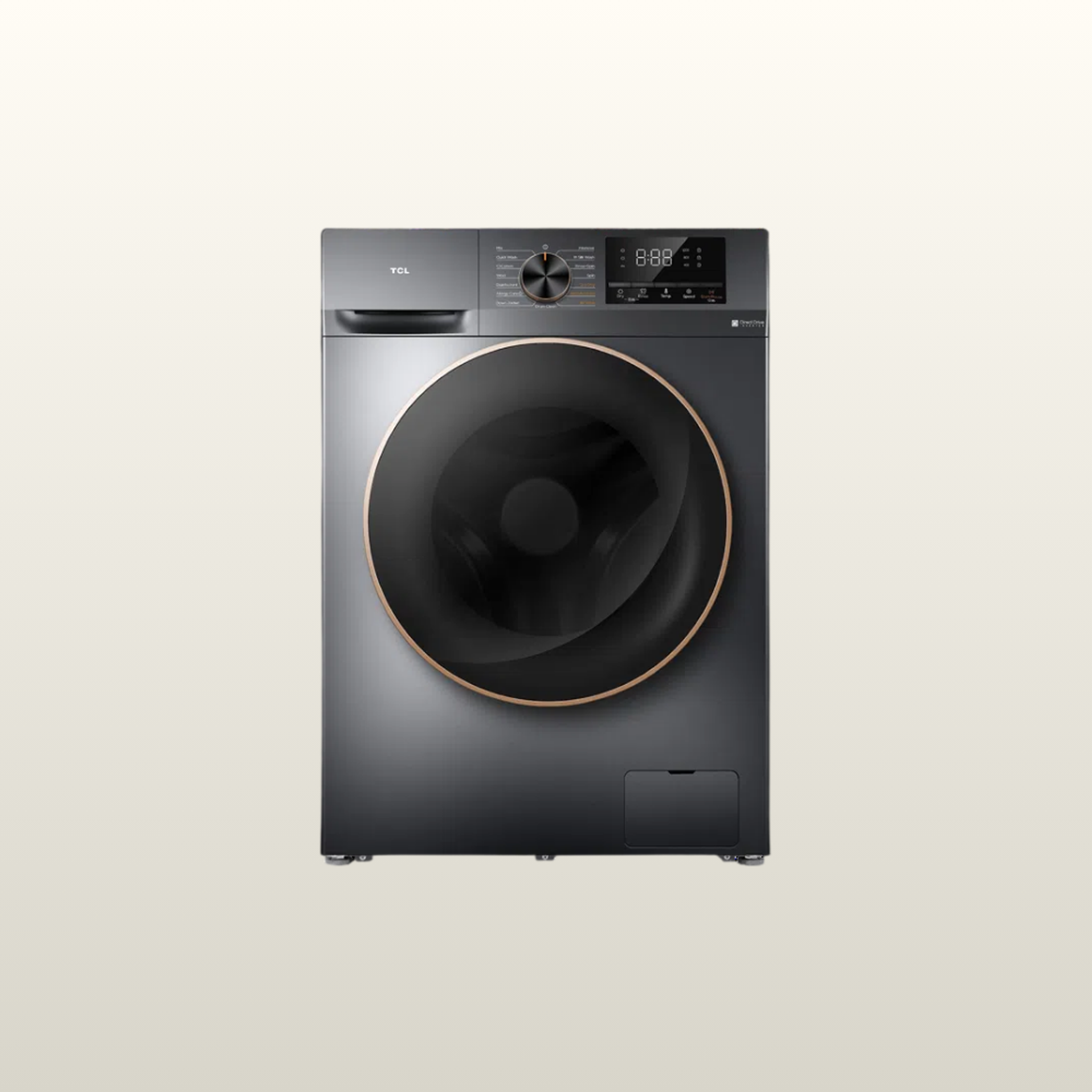 เครื่องซักอบผ้าฝาหน้า TCL 10 กก. รุ่น WT11EPWDG