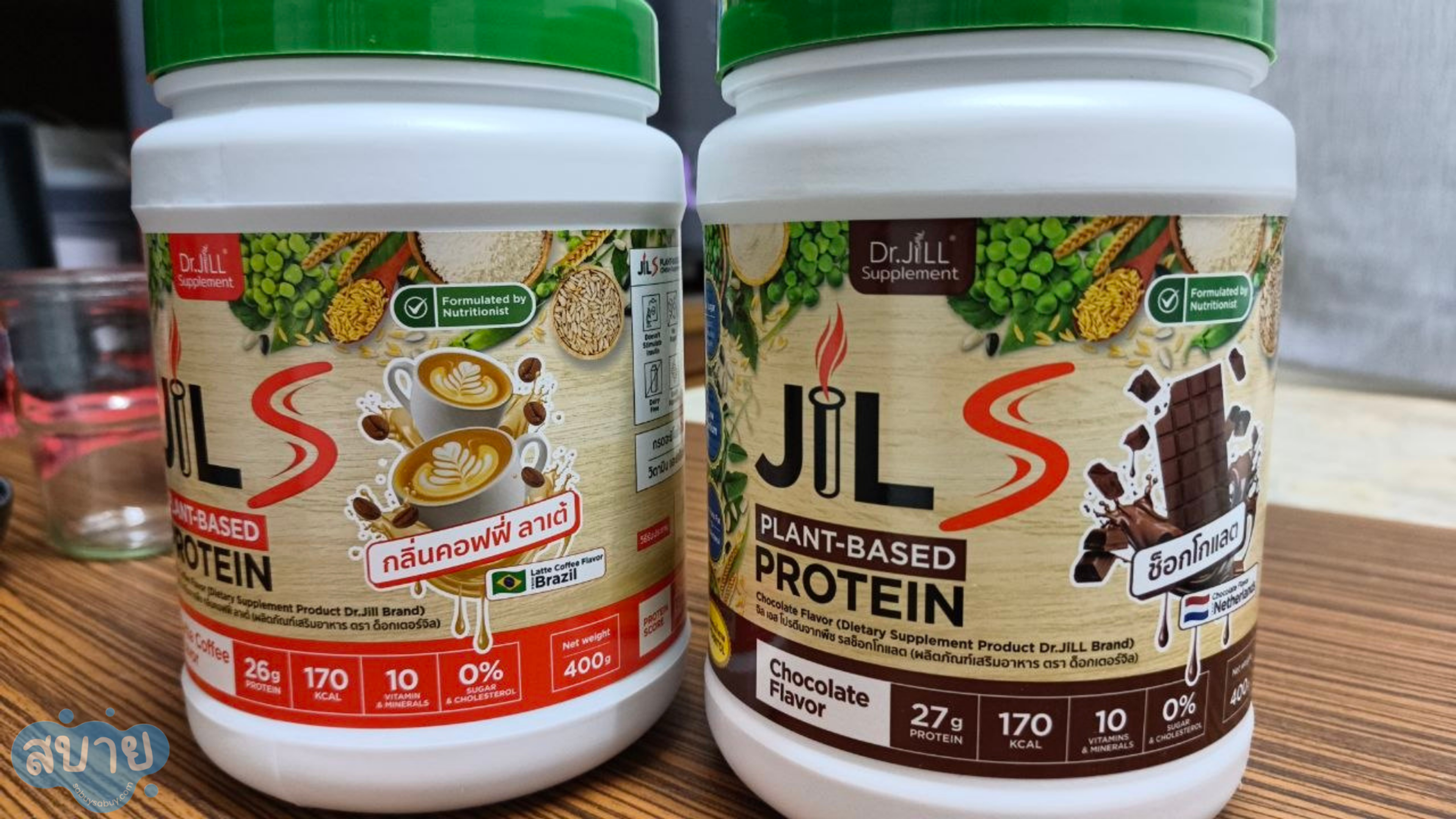 รูปภาพหน้าปก โปรตีนพืช Dr.JiLL JIL S Plant-Based Protein