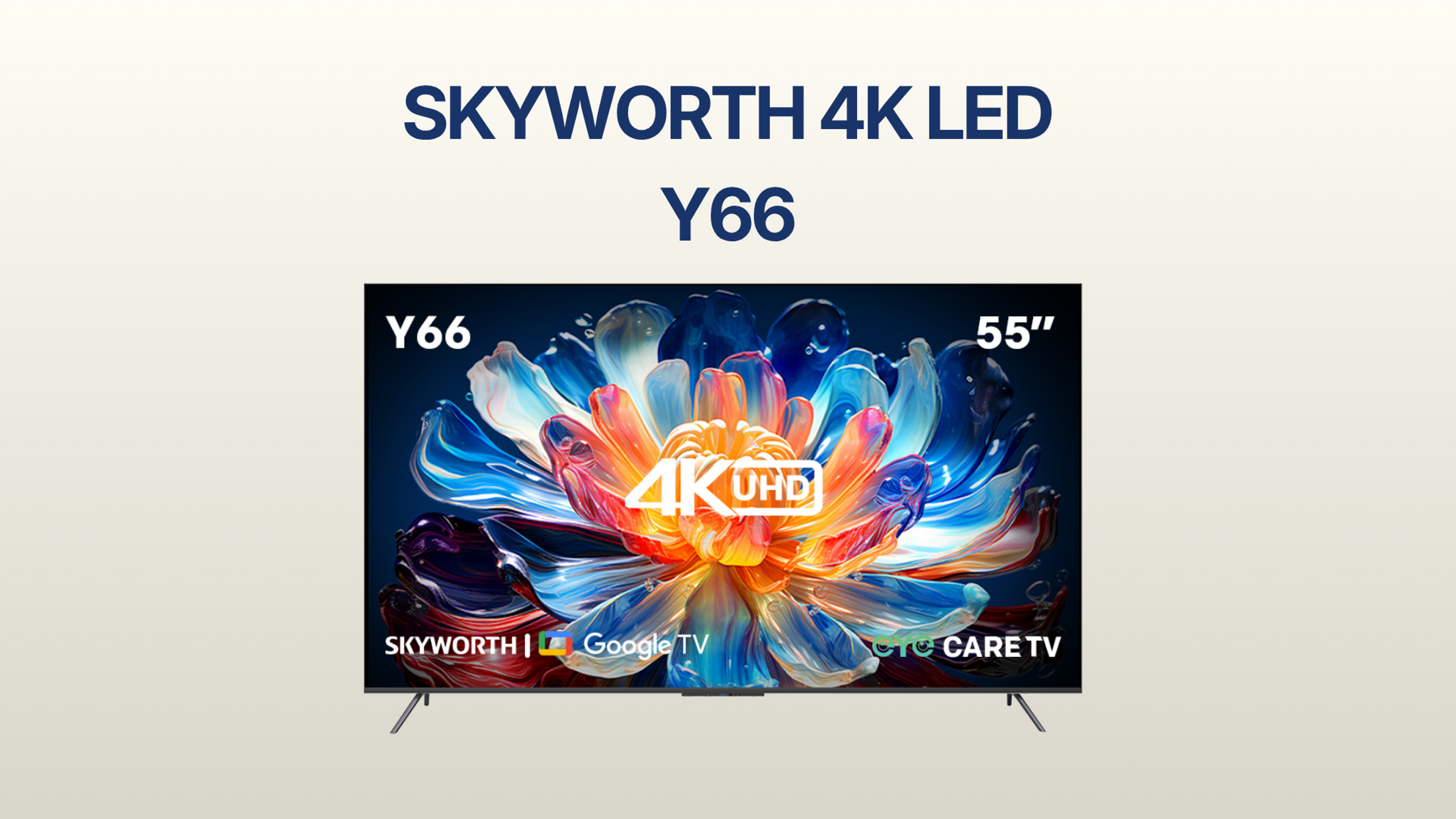 รูปภาพหน้าปก ทีวี SKYWORTH 4K LED รุ่น Y66