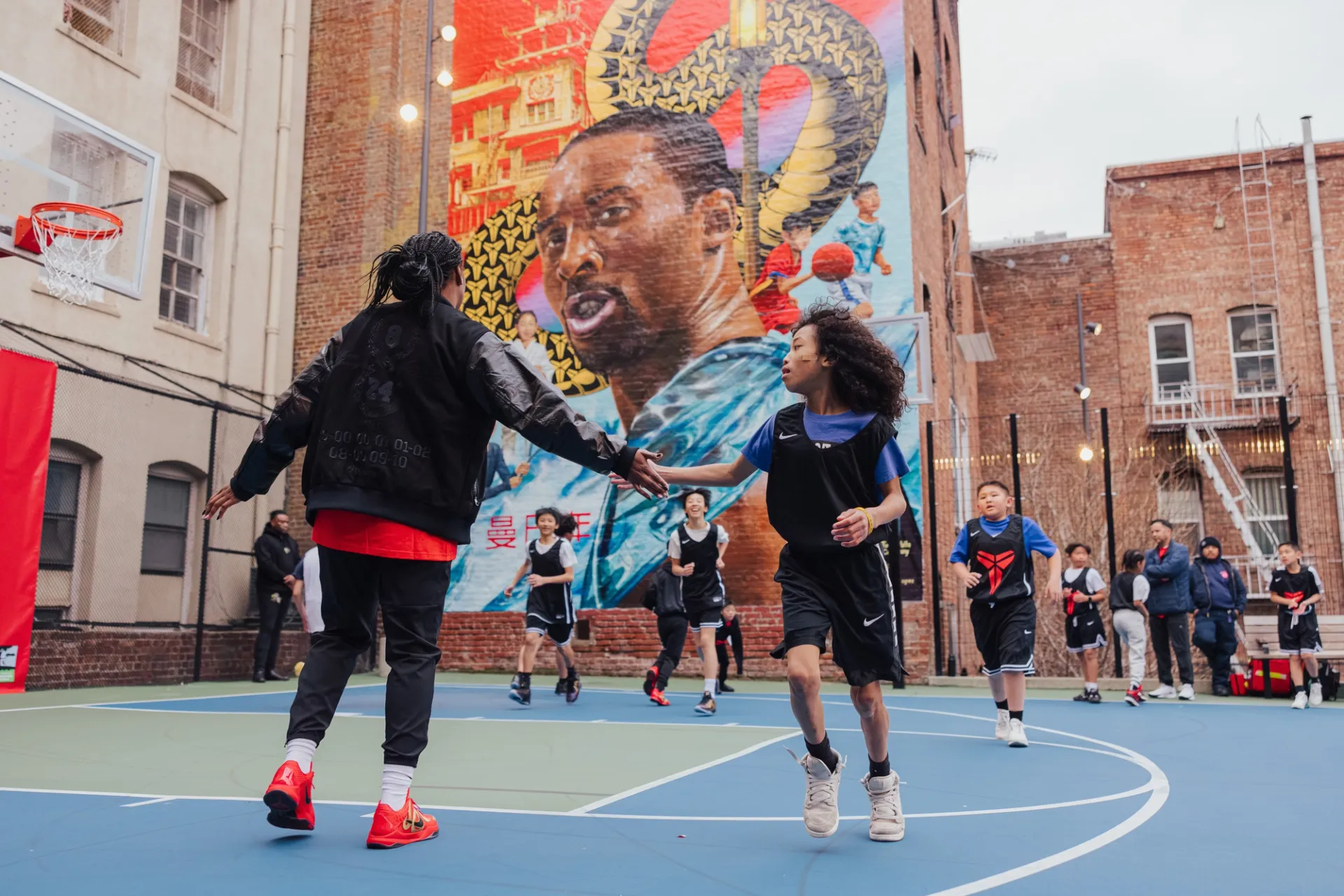 Nike Year of the Mamba Mural Unveiling