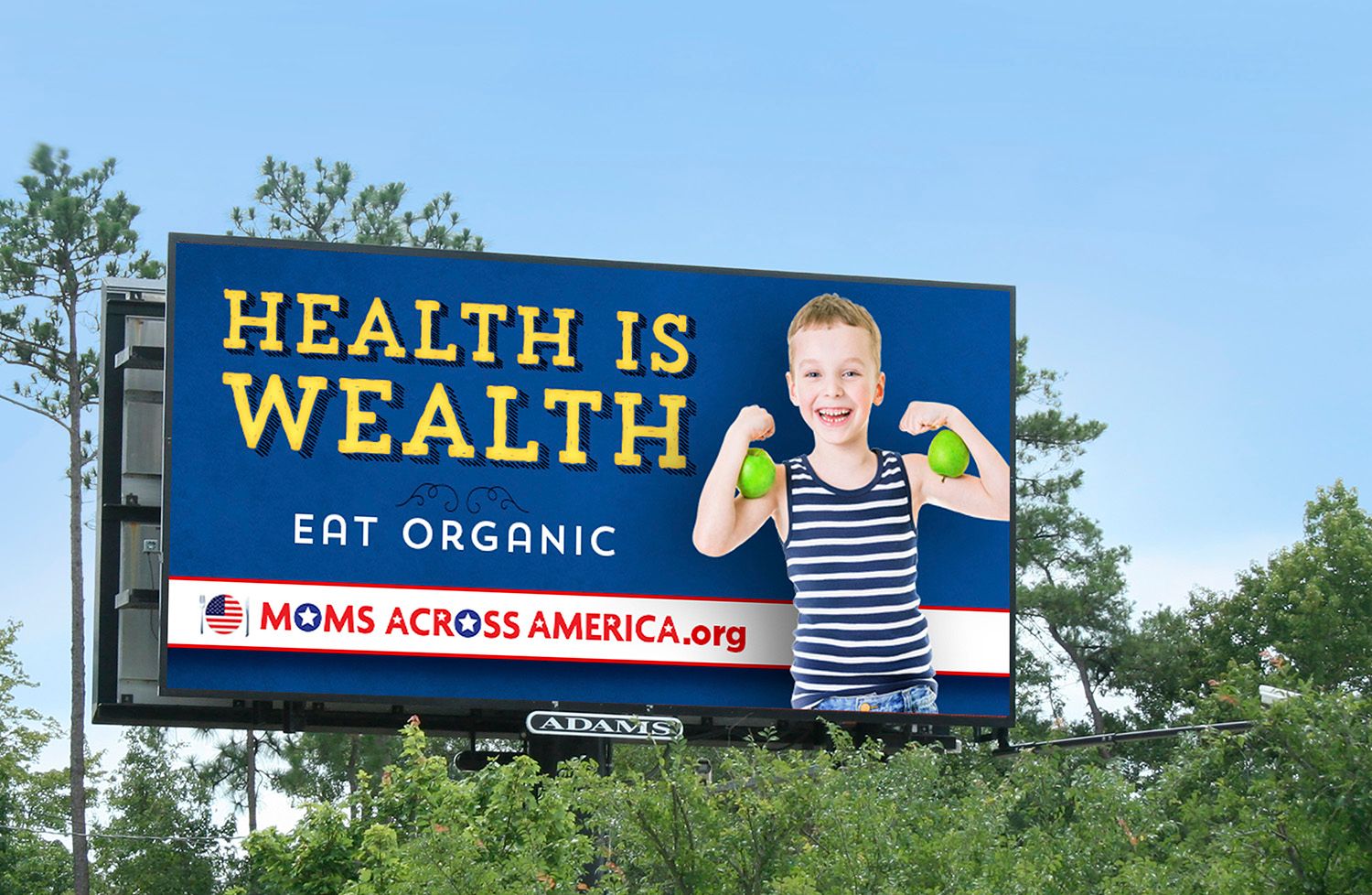 Billboard Campaign Challenges Thinking About Health and Wealth