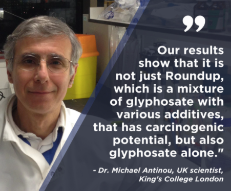 Glyphosate and Roundup: All roads lead to cancer